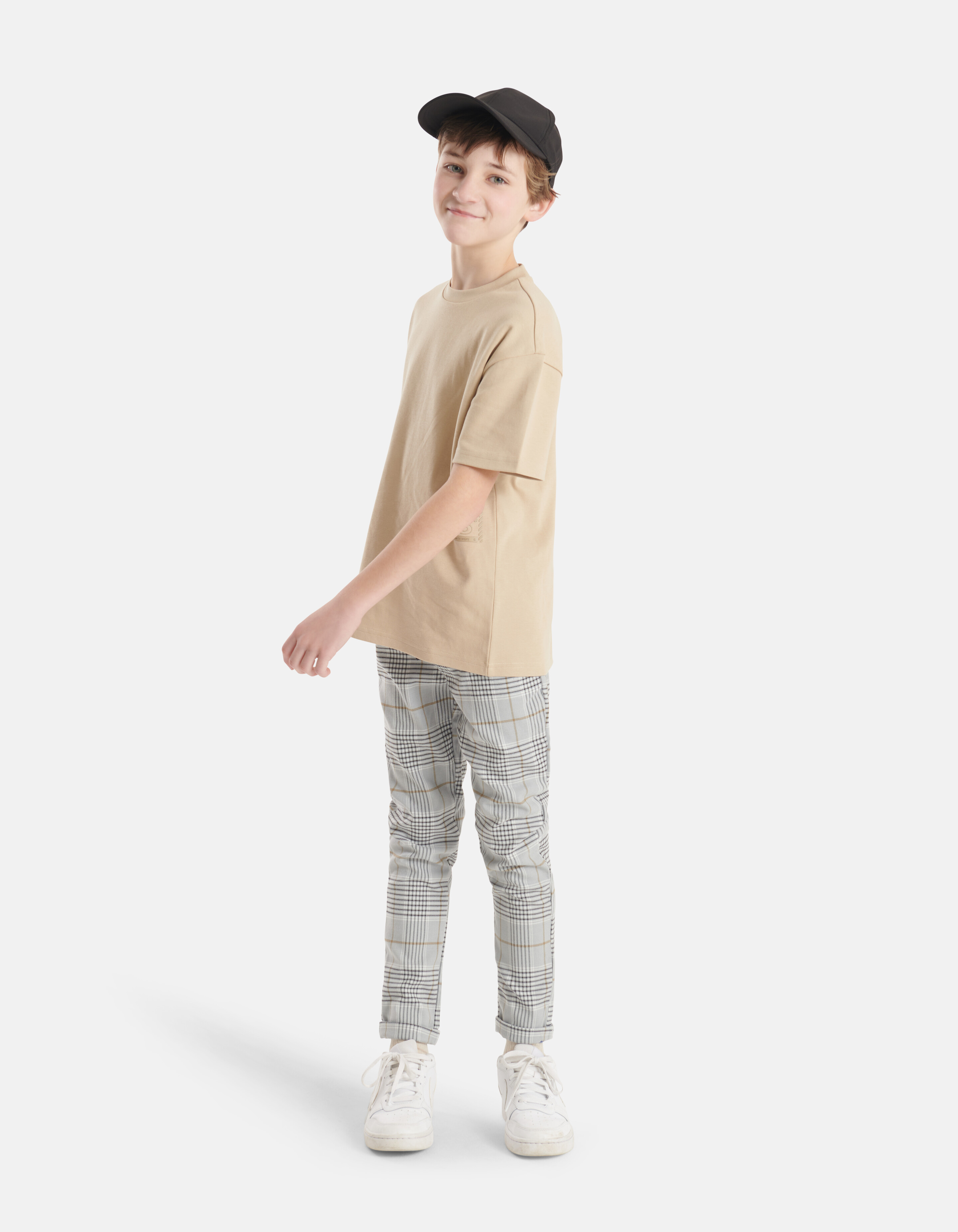 Geruiten Broek Grijs SHOEBY BOYS