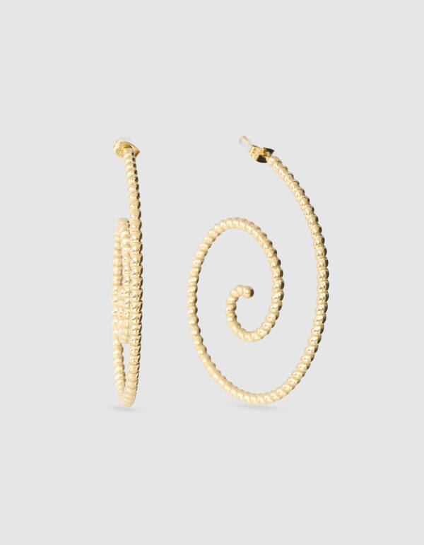 Spiral Oorbellen Goud SHOEBY ACCESSOIRES