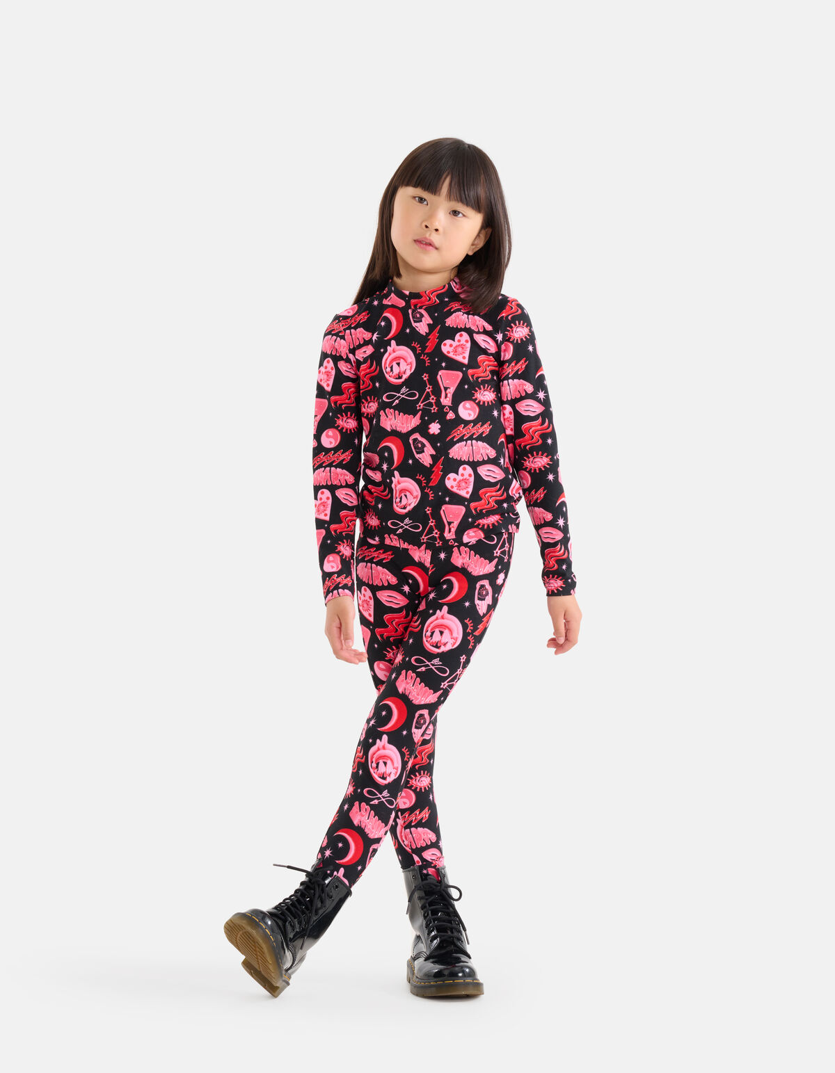 Printed Top Roze SHOEBY GIRLS