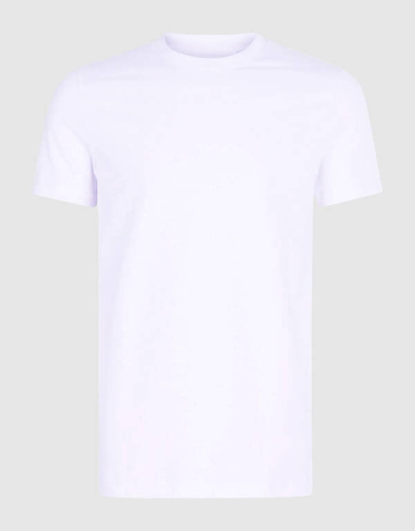 Basis T-shirt Wit SHOEBY MEN