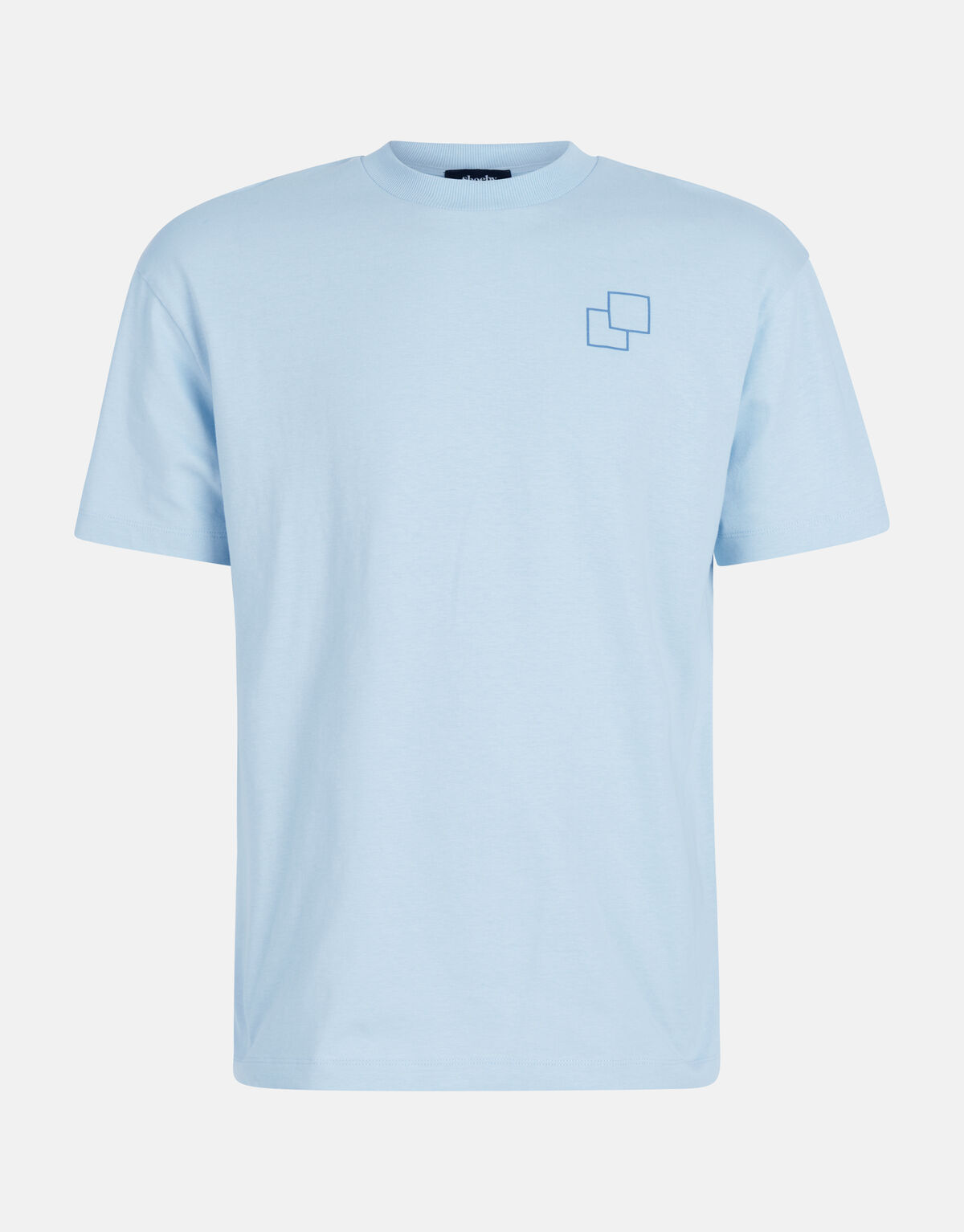 Embroidery T-shirt Blauw SHOEBY MEN