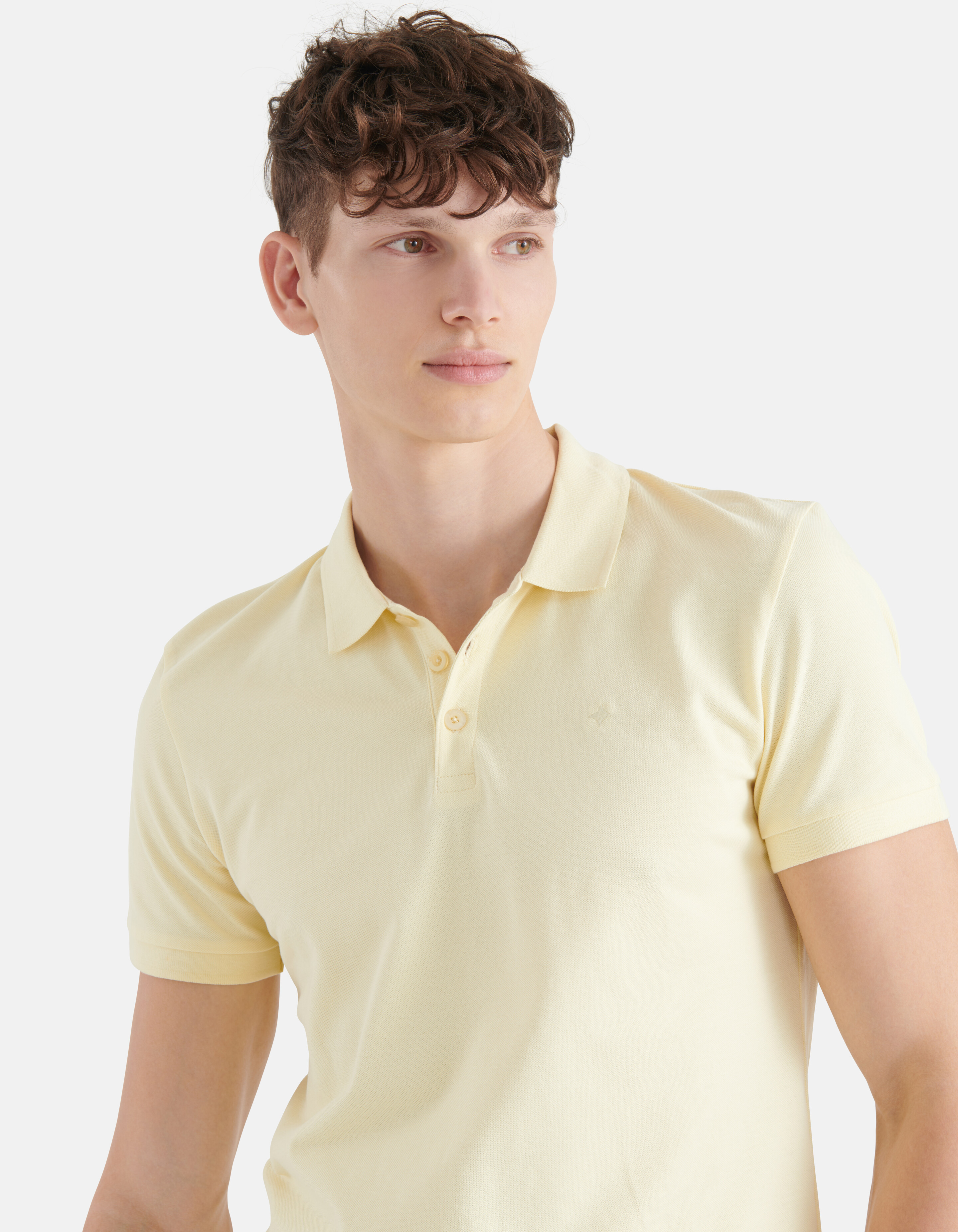 Basis Polo Lichtgeel SHOEBY MEN