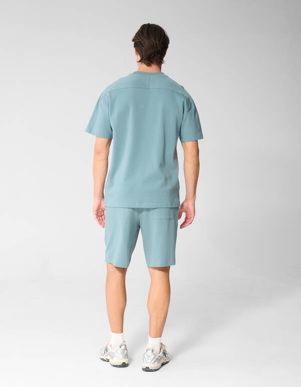 Spark Label T-shirt Blauw SHOEBY MEN