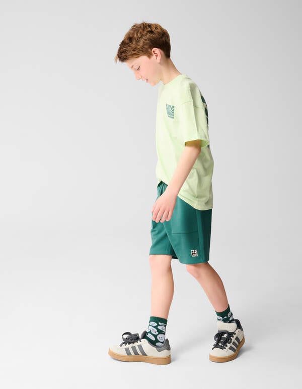 Pique Short Groen SHOEBY BOYS