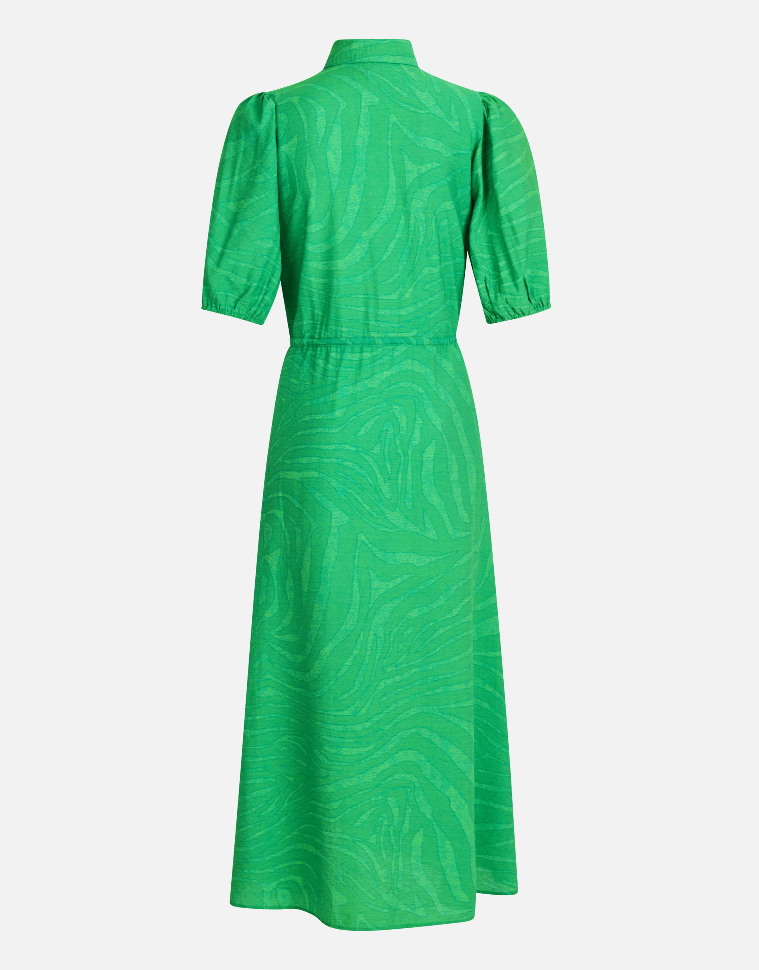 Zebra Print Maxi jurk Groen SHOEBY WOMEN