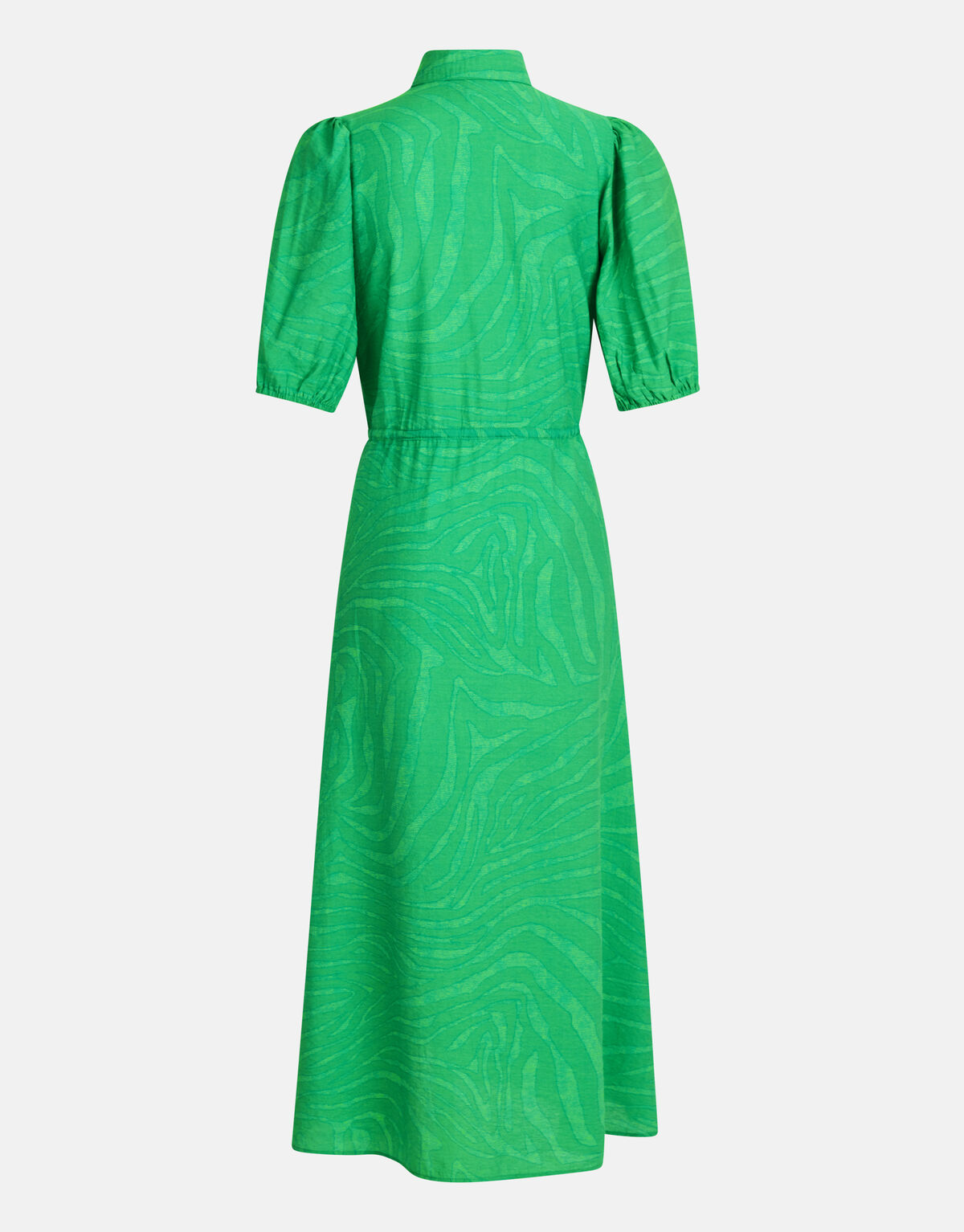 Zebra Print Maxi jurk Groen SHOEBY WOMEN