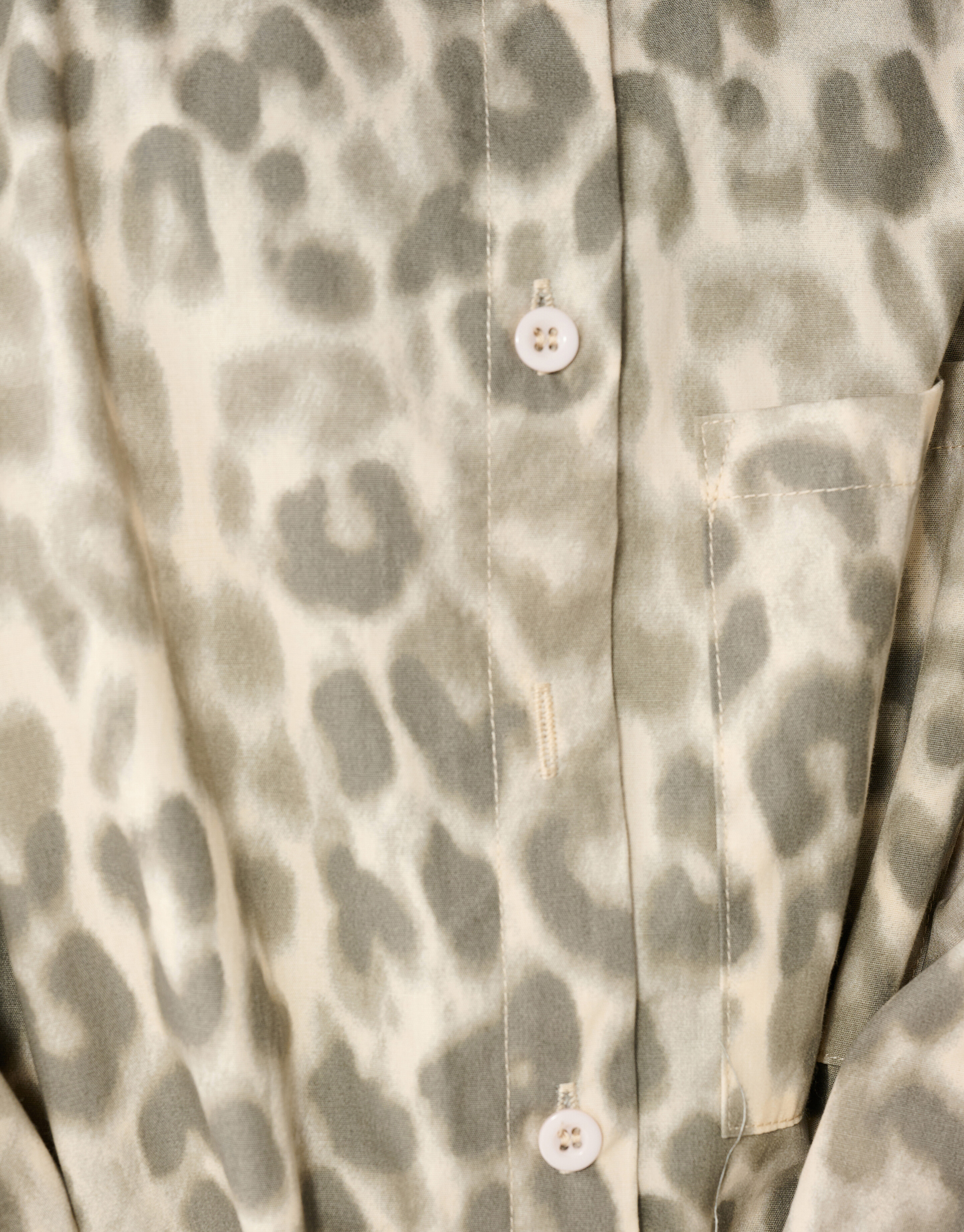 Leopard Balloon Fit Mini Jurk Lichtbruin SHOEBY GIRLS