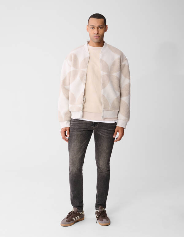 Slim Fit Jog Jeans Grijs L32 SHOEBY MEN