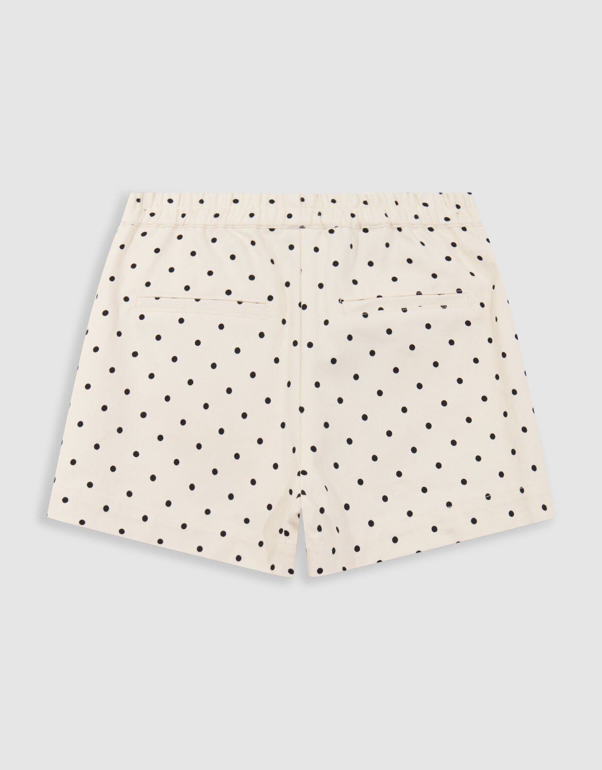 Polkadot Short Gebroken Wit SHOEBY GIRLS