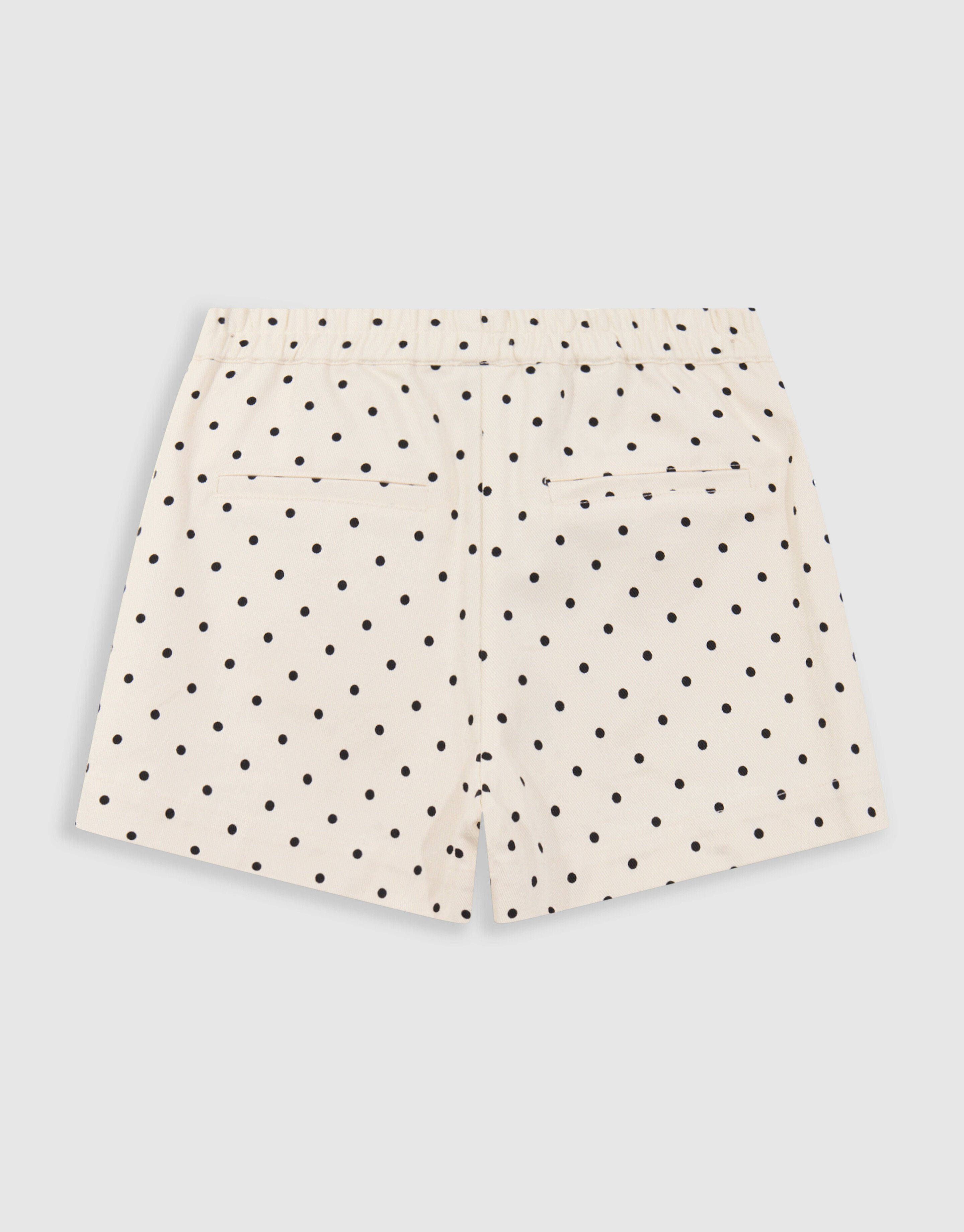 Polkadot Short Gebroken Wit SHOEBY GIRLS