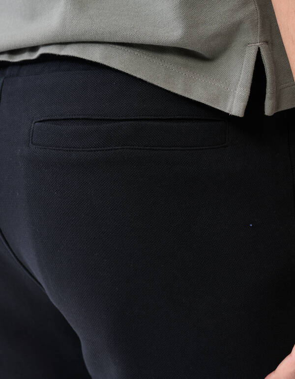 Pique Logo Short Zwart SHOEBY MEN