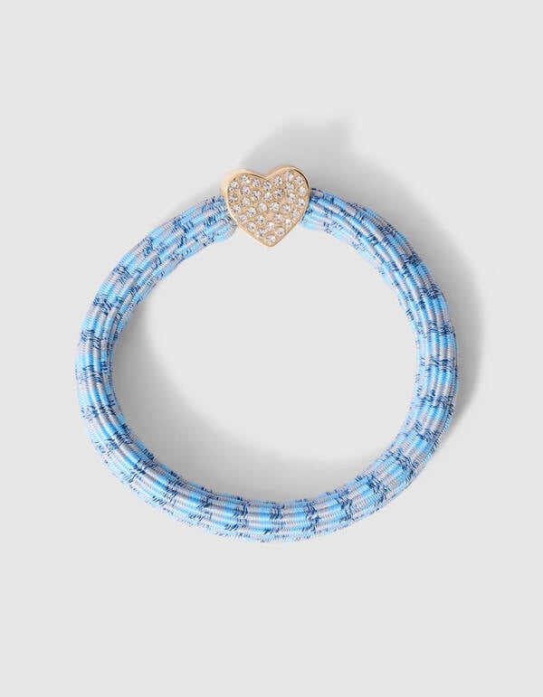Charm Lurex Haarelastiek Lichtblauw SHOEBY ACCESSOIRES