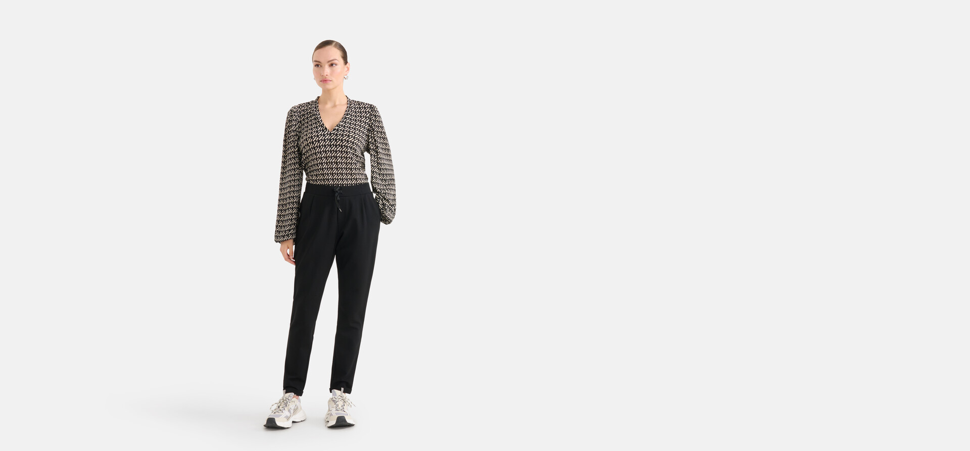 Sport Broek Zwart Eksept