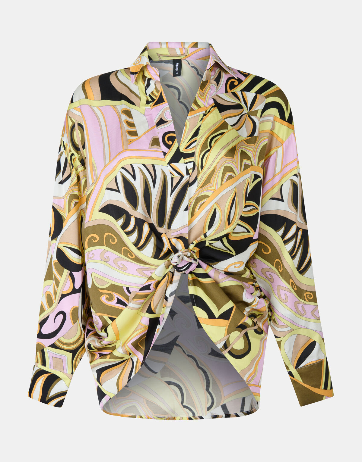Grafische Print Blouse Zwart SHOEBY WOMEN