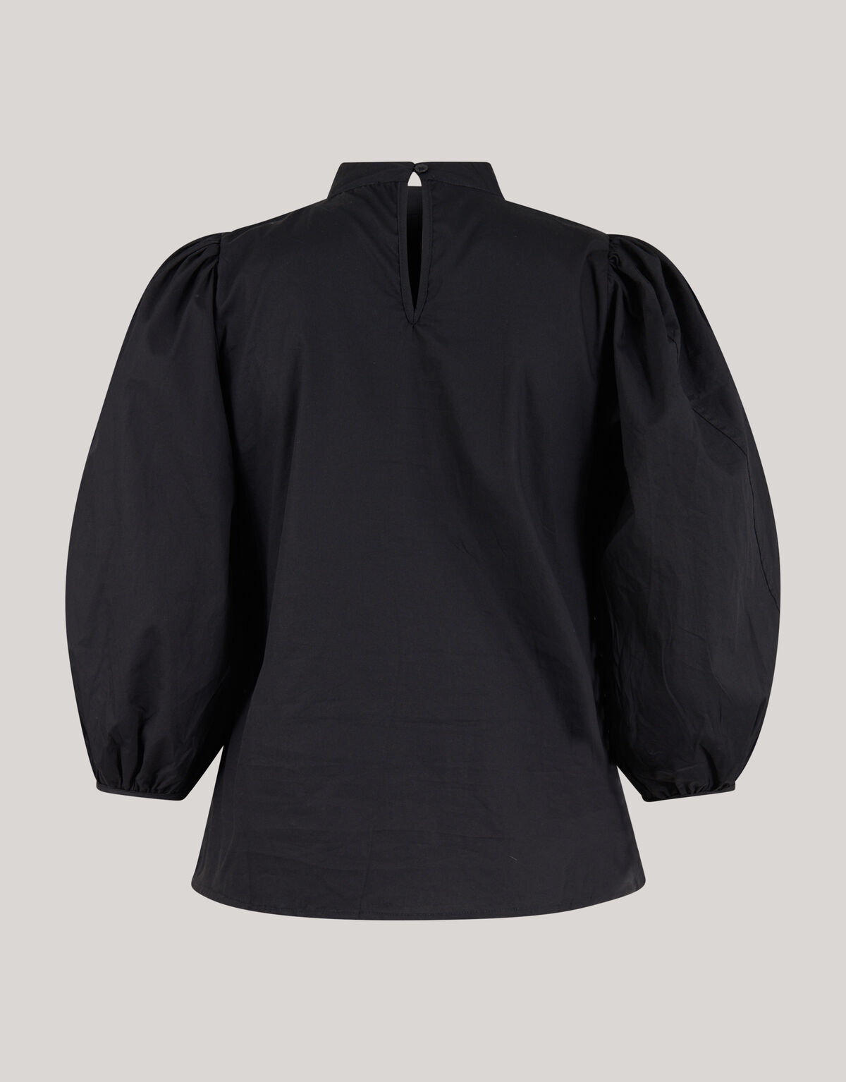 Strass Heart Poplin Blouse Zwart SHOEBY WOMEN