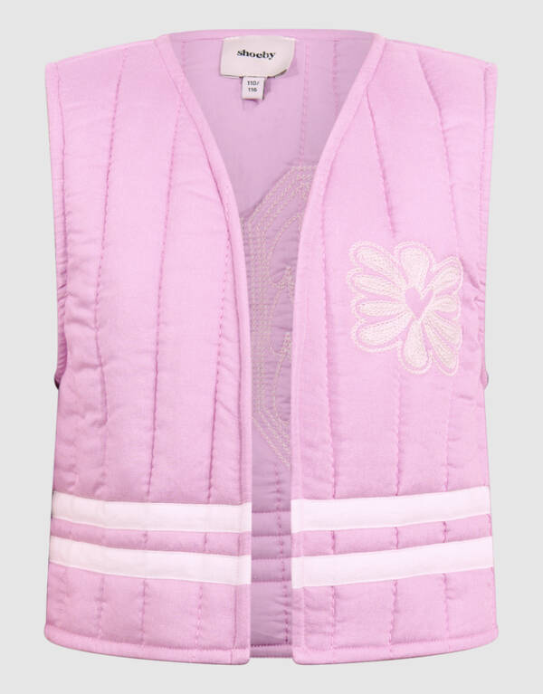 Embroidery Gilet Lichtroze SHOEBY GIRLS
