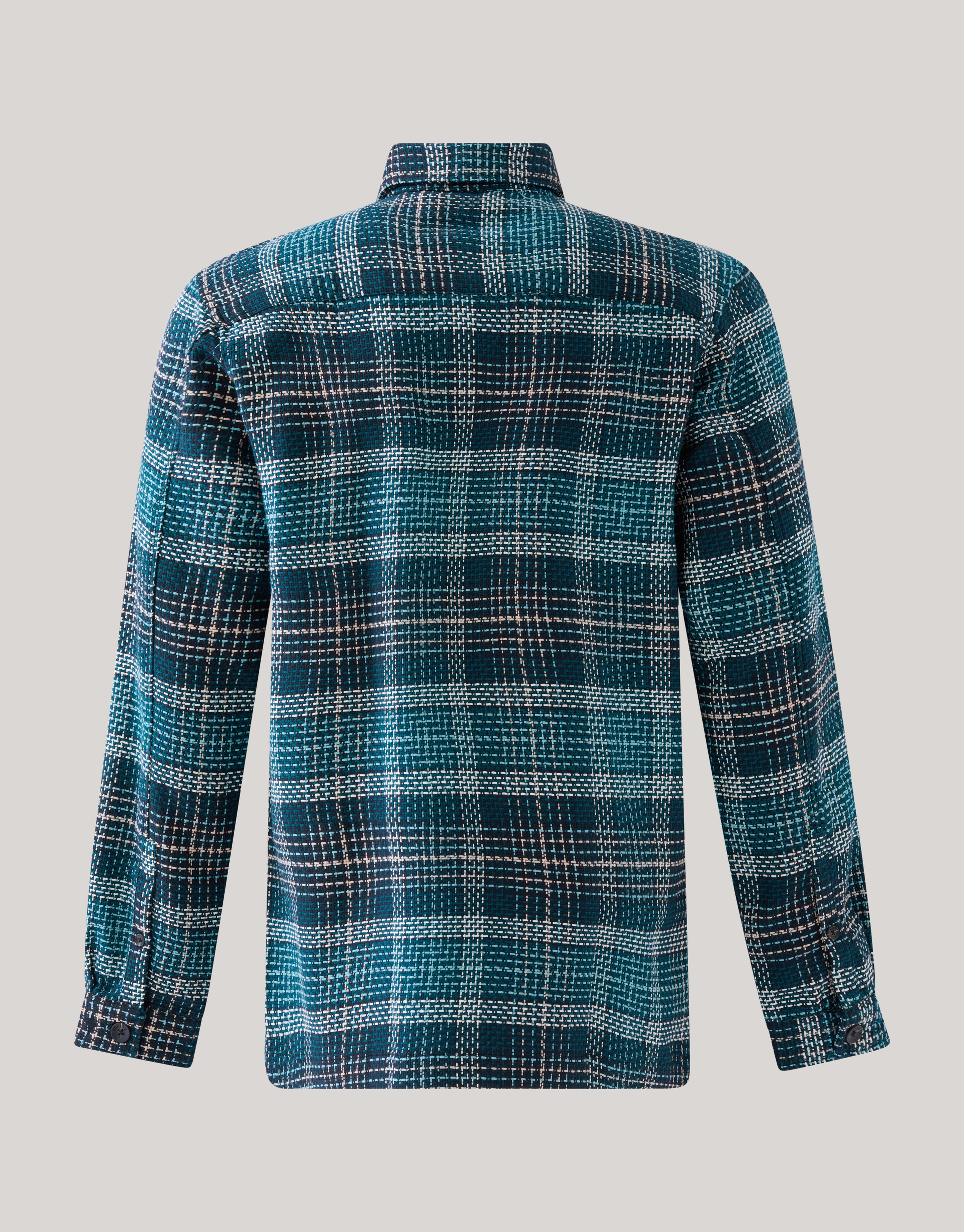 Heavy Ruiten Overshirt Groen SHOEBY MEN