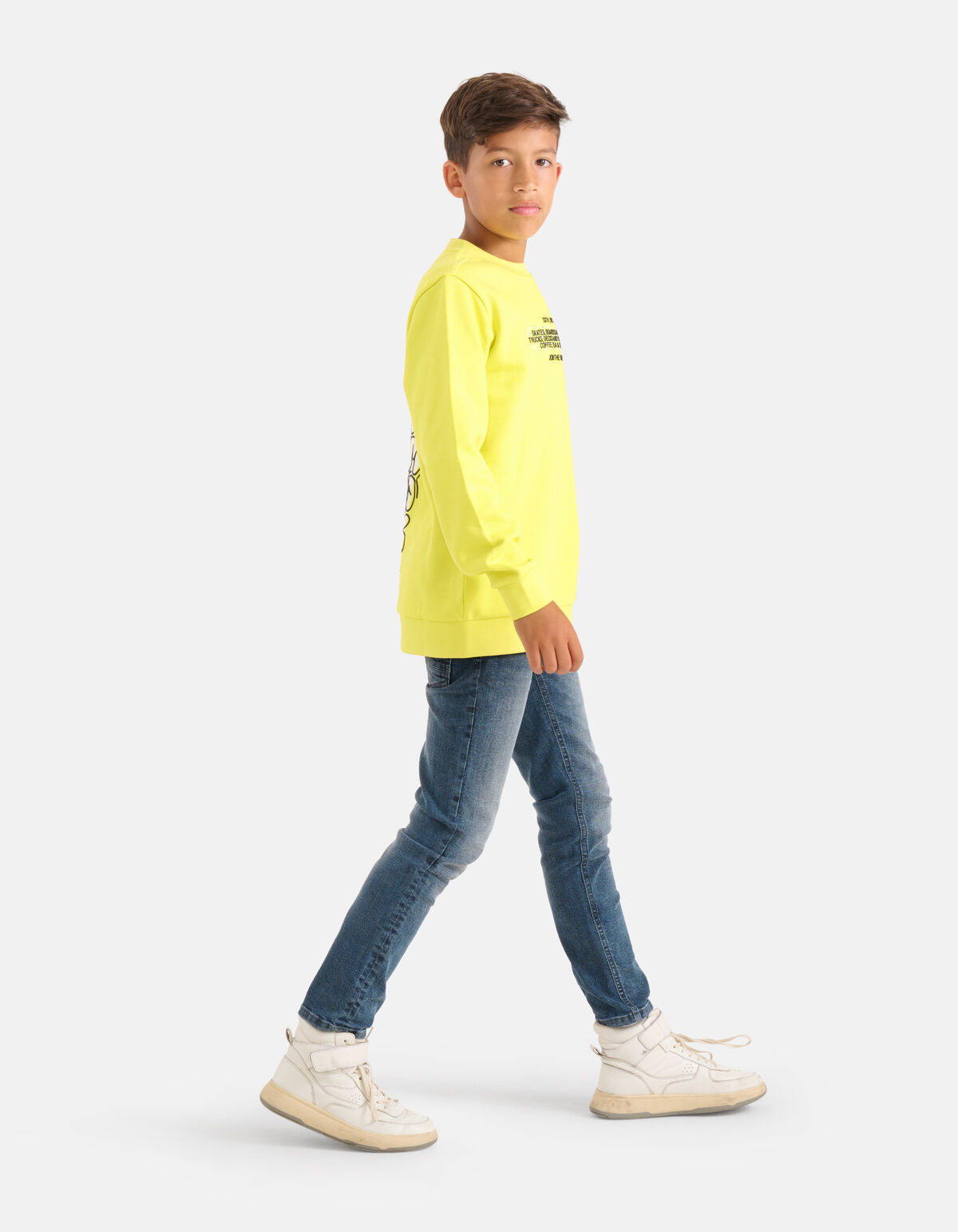Print Sweater Geel SHOEBY BOYS