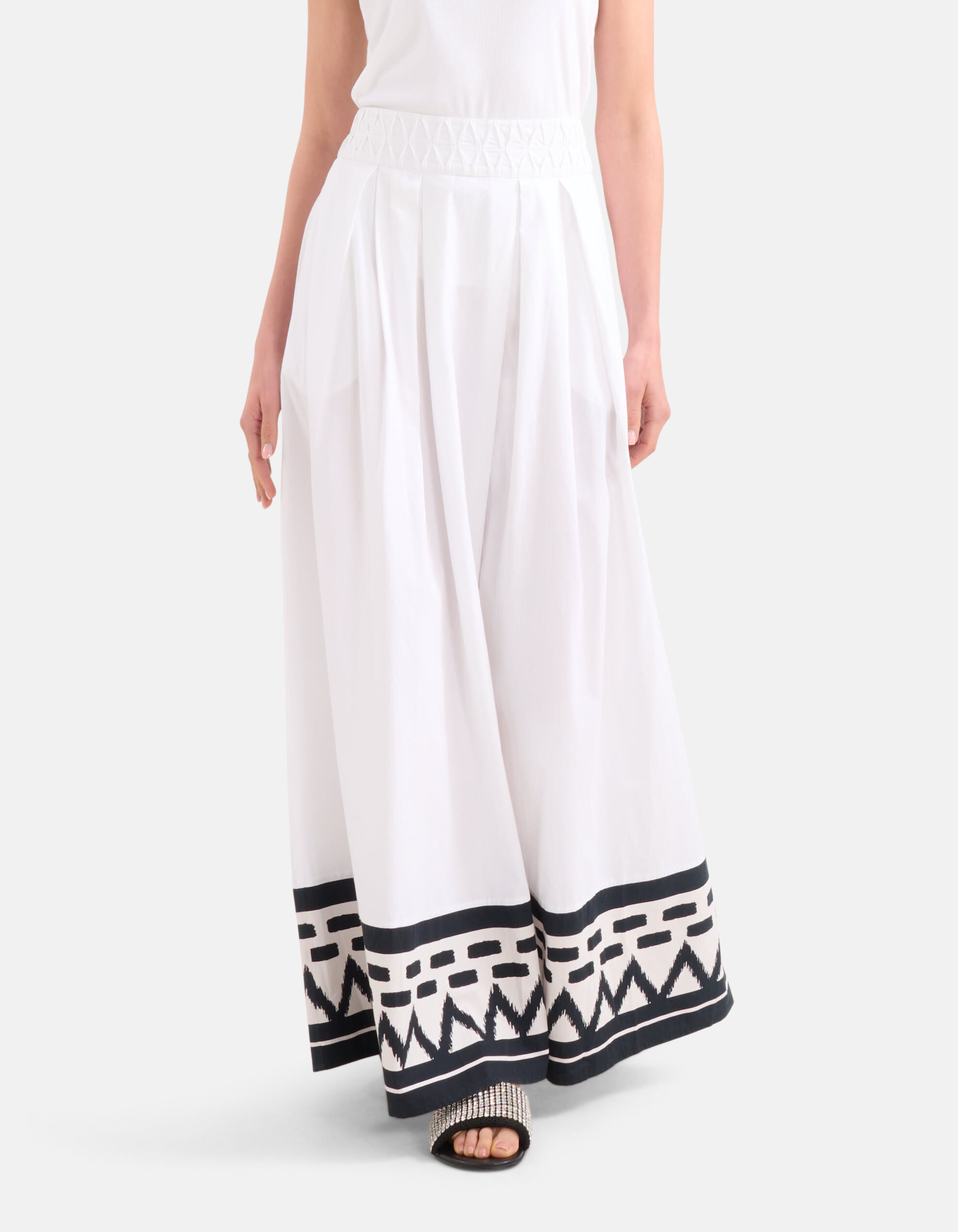 Poplin Rok Wit By Lonneke Shoeby