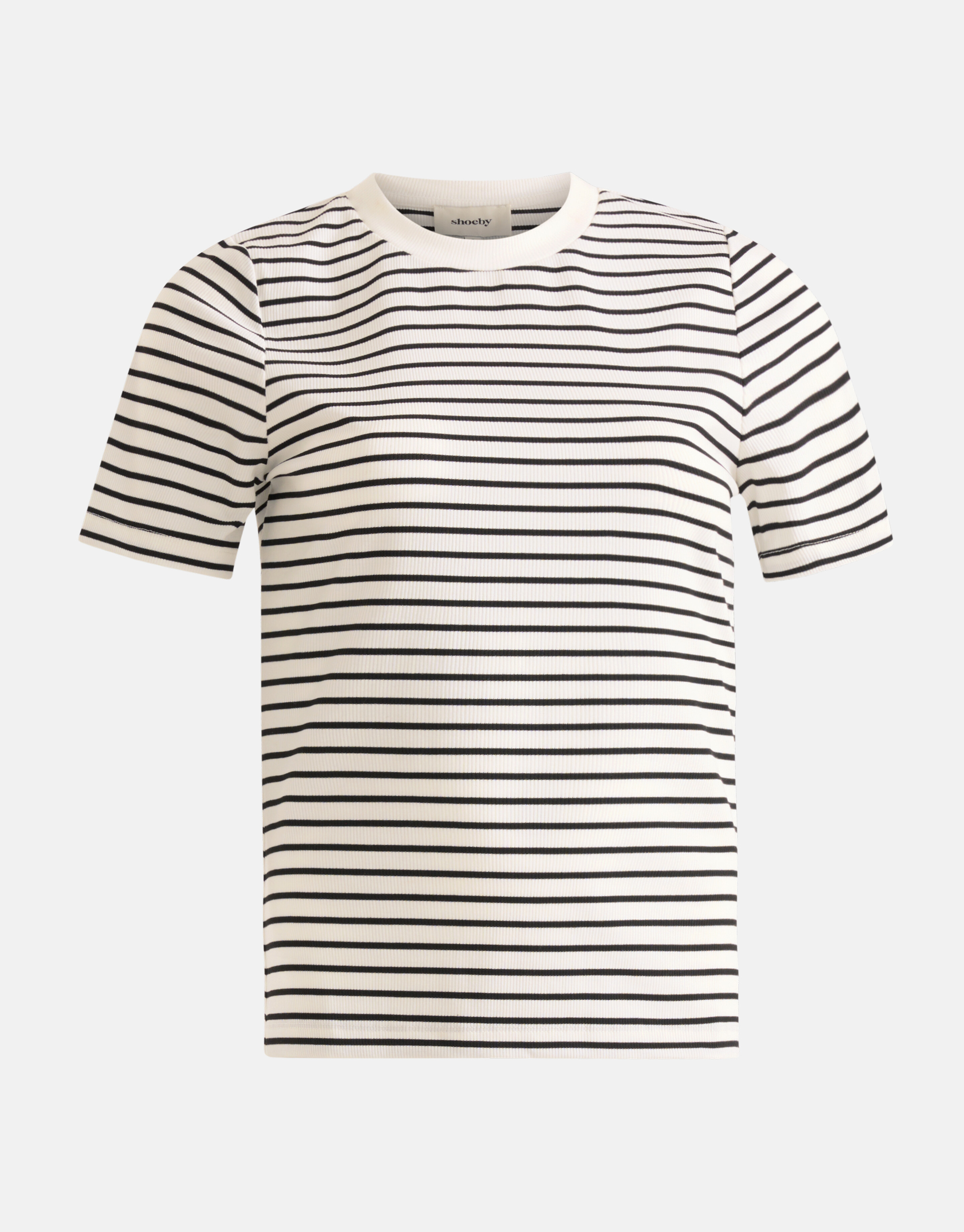 Gestreepte T-shirt Zwart/Wit SHOEBY WOMEN