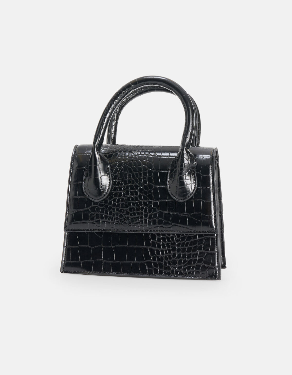 Krokodillen Tas Zwart SHOEBY ACCESSOIRES