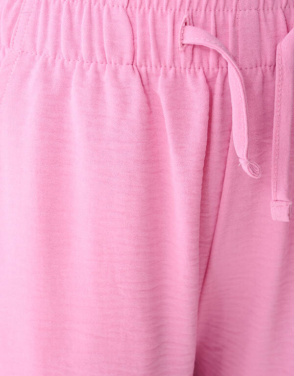 Piping Wide Leg Fit Broek Lichtroze SHOEBY GIRLS