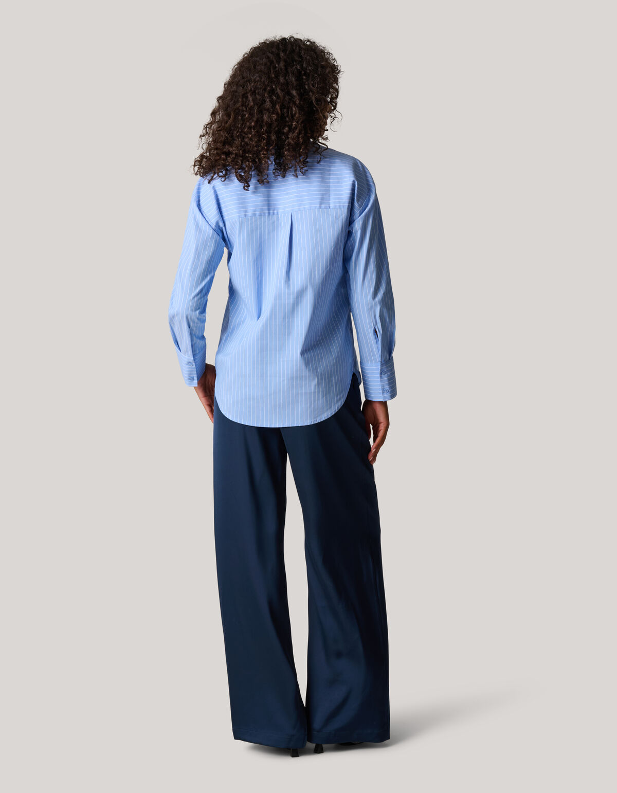 Heart Ruffle Blouse Blauw SHOEBY WOMEN