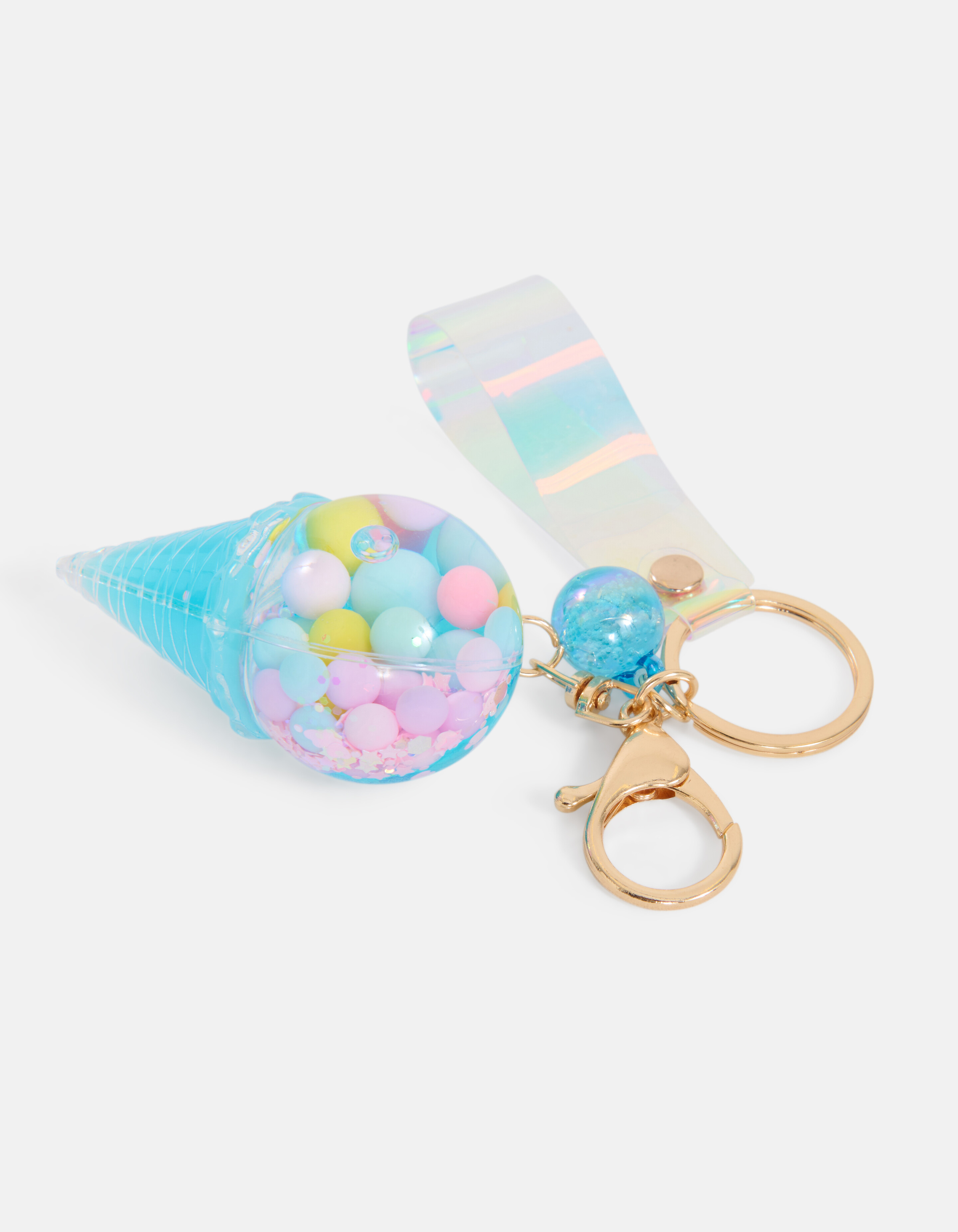 Ice Cream Sleutelhanger Blauw SHOEBY ACCESSOIRES