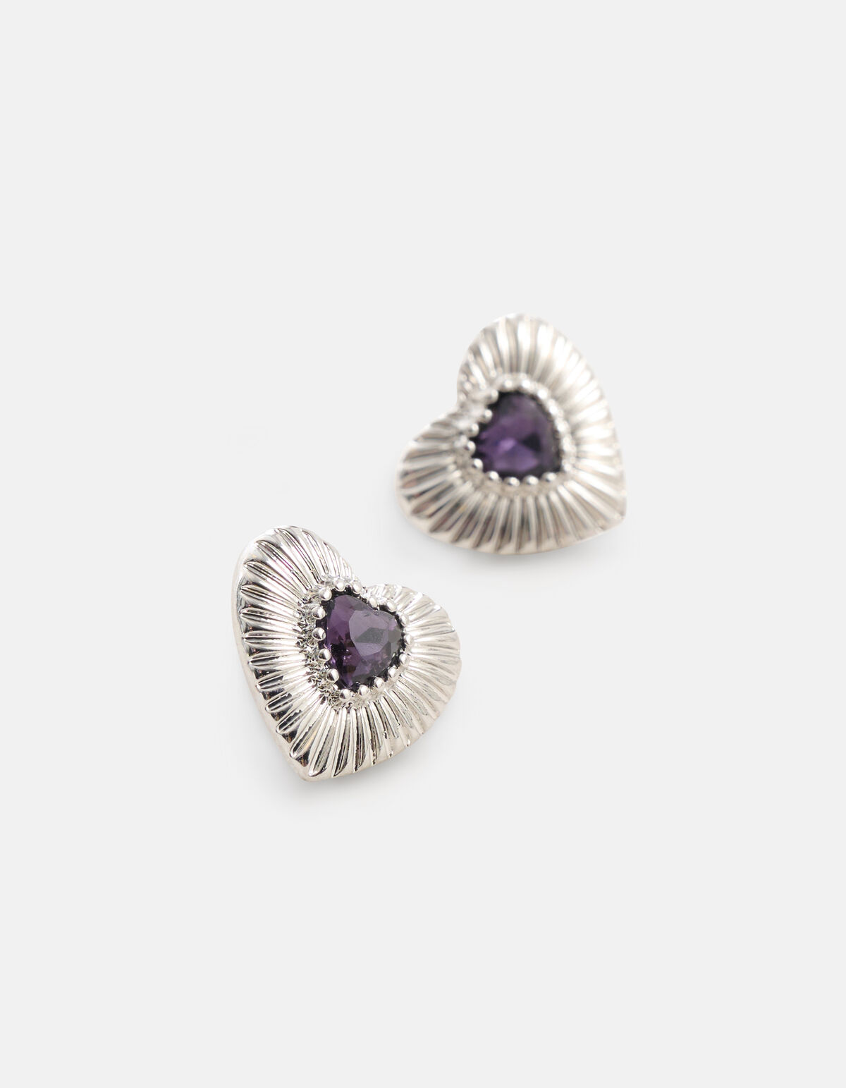 Heart Oorbellen Zilver SHOEBY ACCESSOIRES