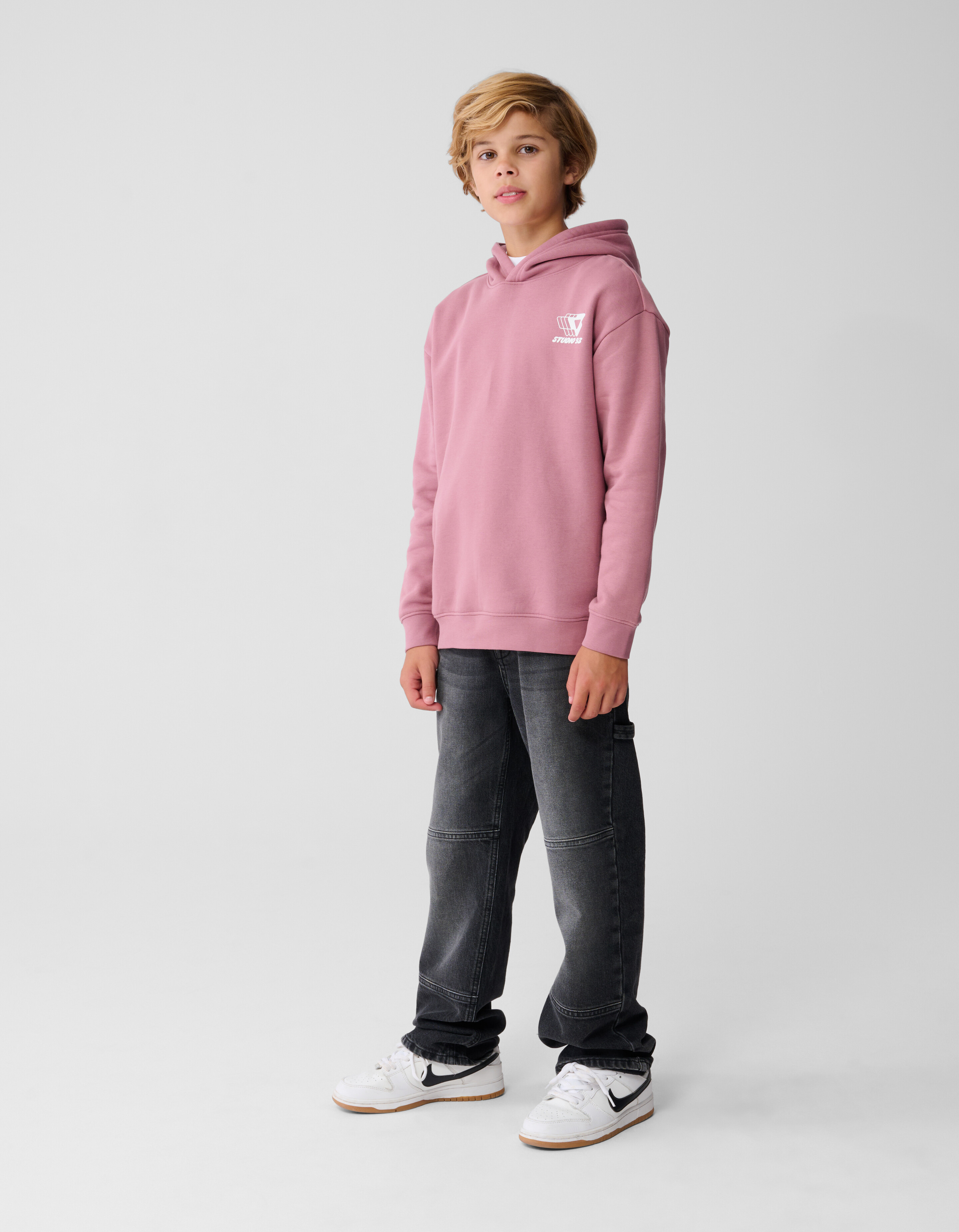 Chill Hoodie Donkerroze SHOEBY BOYS