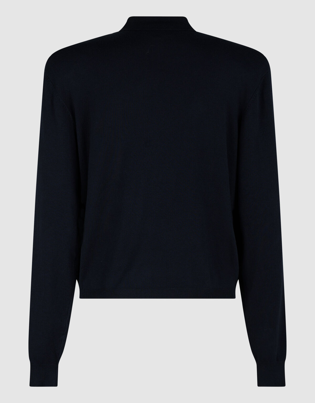 Gebreide Longsleeve Polo Donkerblauw SHOEBY WOMEN