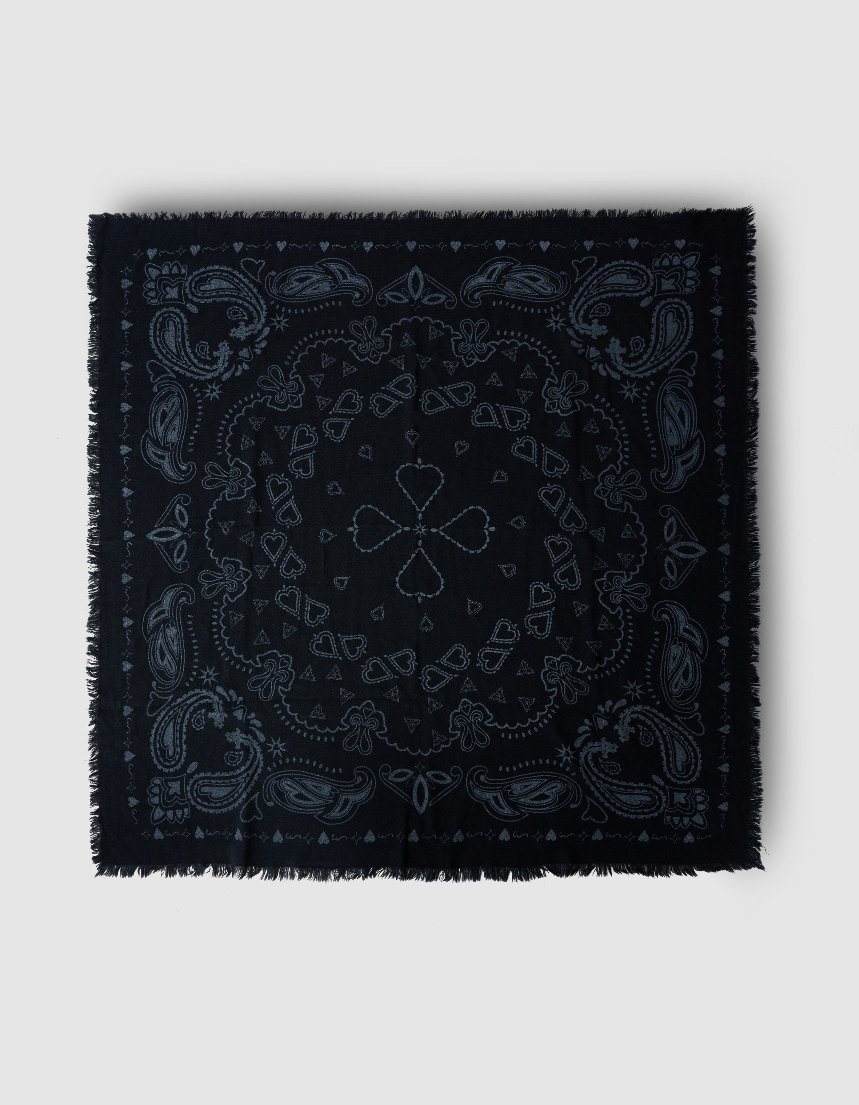 Paisley Sjaal Zwart SHOEBY ACCESSOIRES