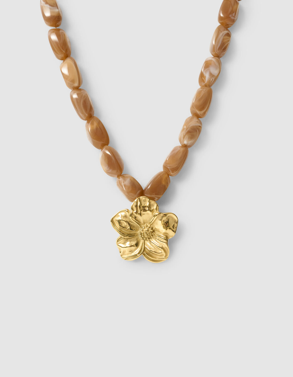 Flower Ketting Bruin SHOEBY ACCESSOIRES