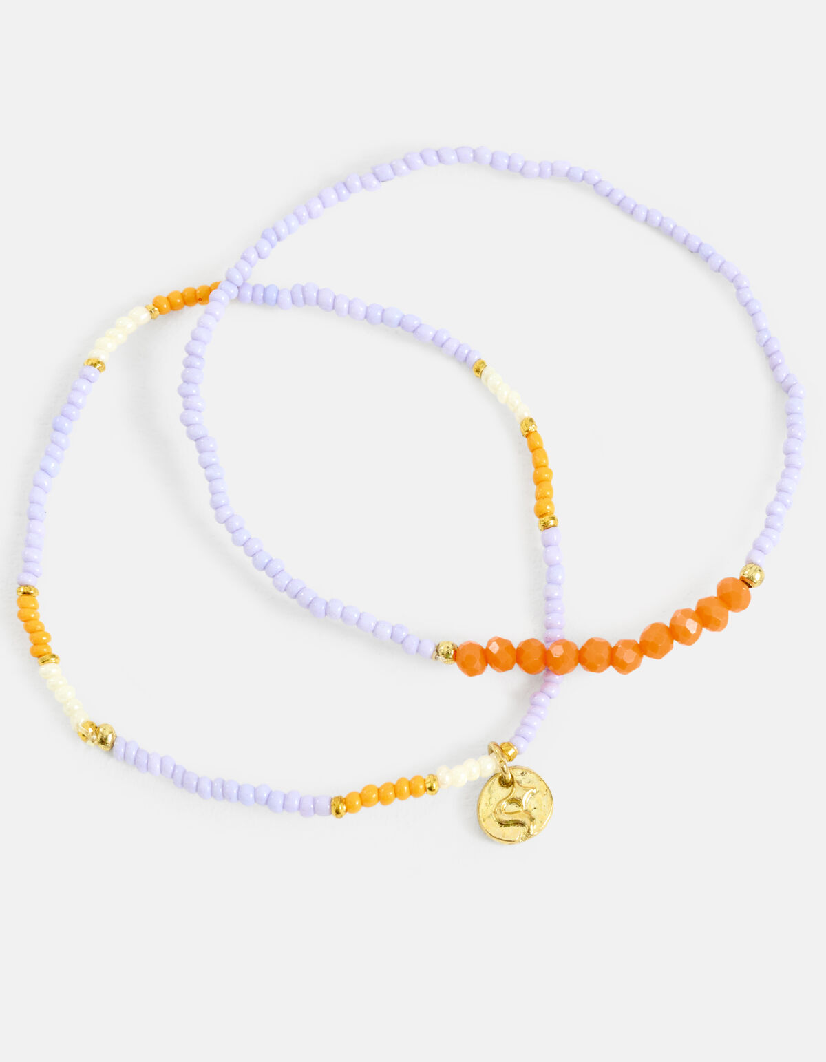 Beaded Armbanden Set Lichtpaars SHOEBY ACCESSOIRES