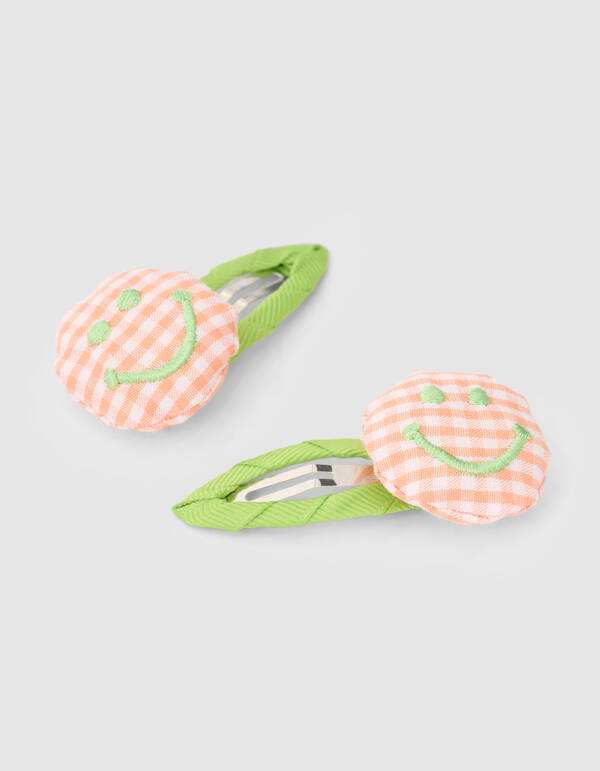 Smile Hairclip Groen SHOEBY ACCESSOIRES