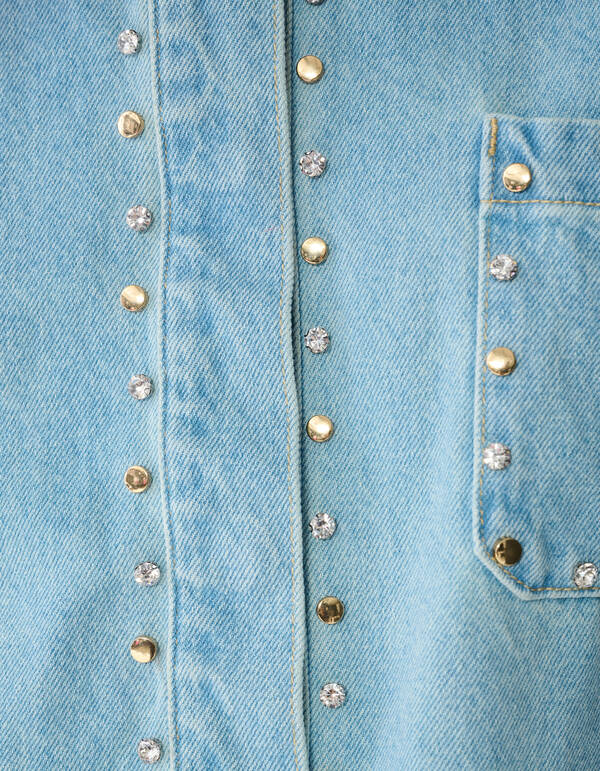 Strass Denim Jack Bleached SHOEBY WOMEN