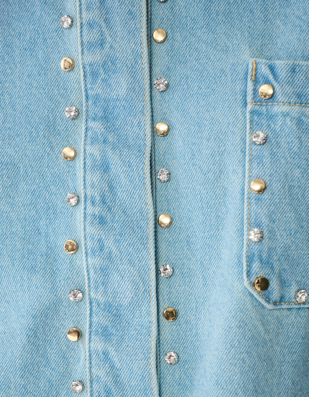 Strass Denim Jack Bleached SHOEBY WOMEN