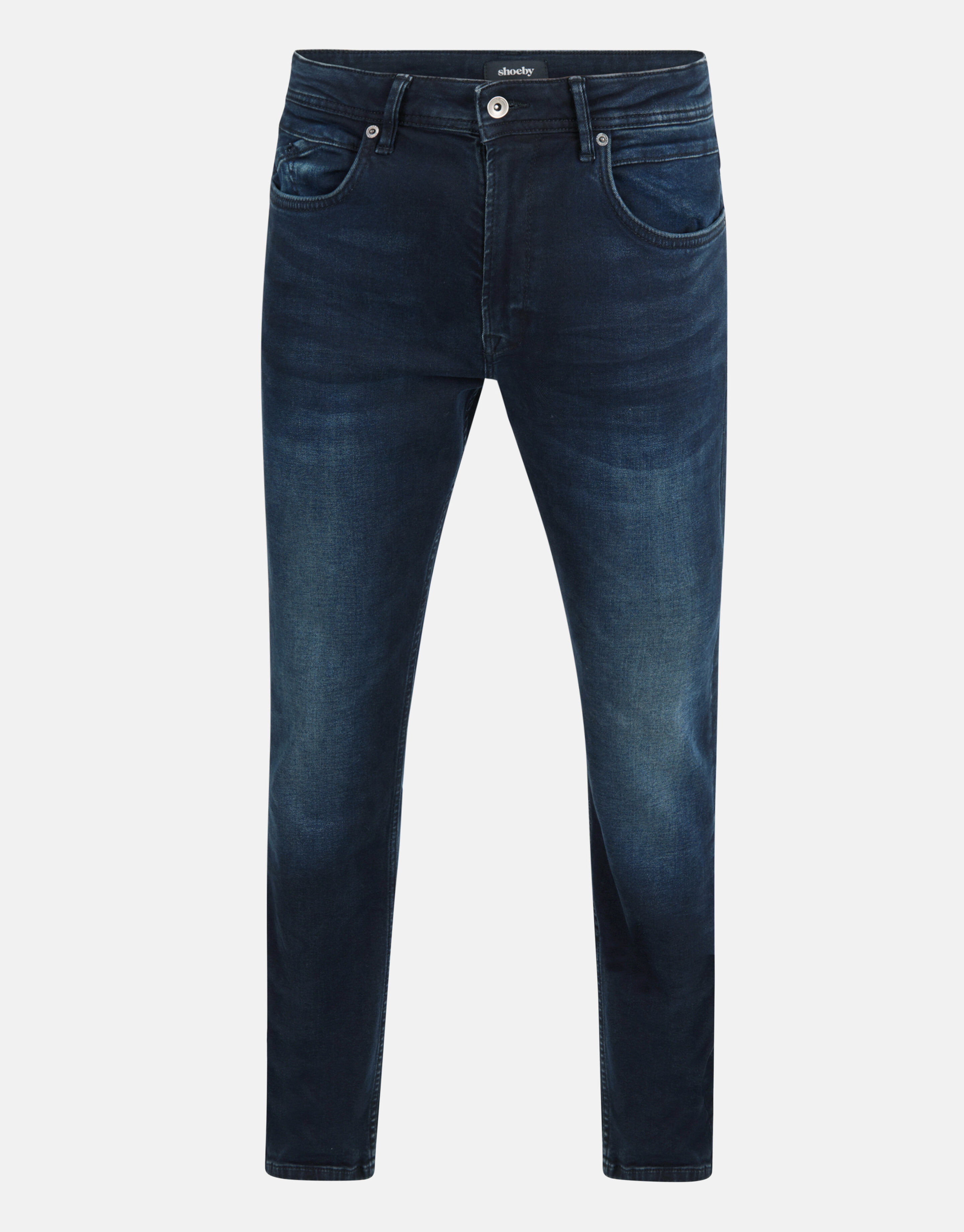 Straight Fit Jeans Blauw/Zwart L30 SHOEBY MEN