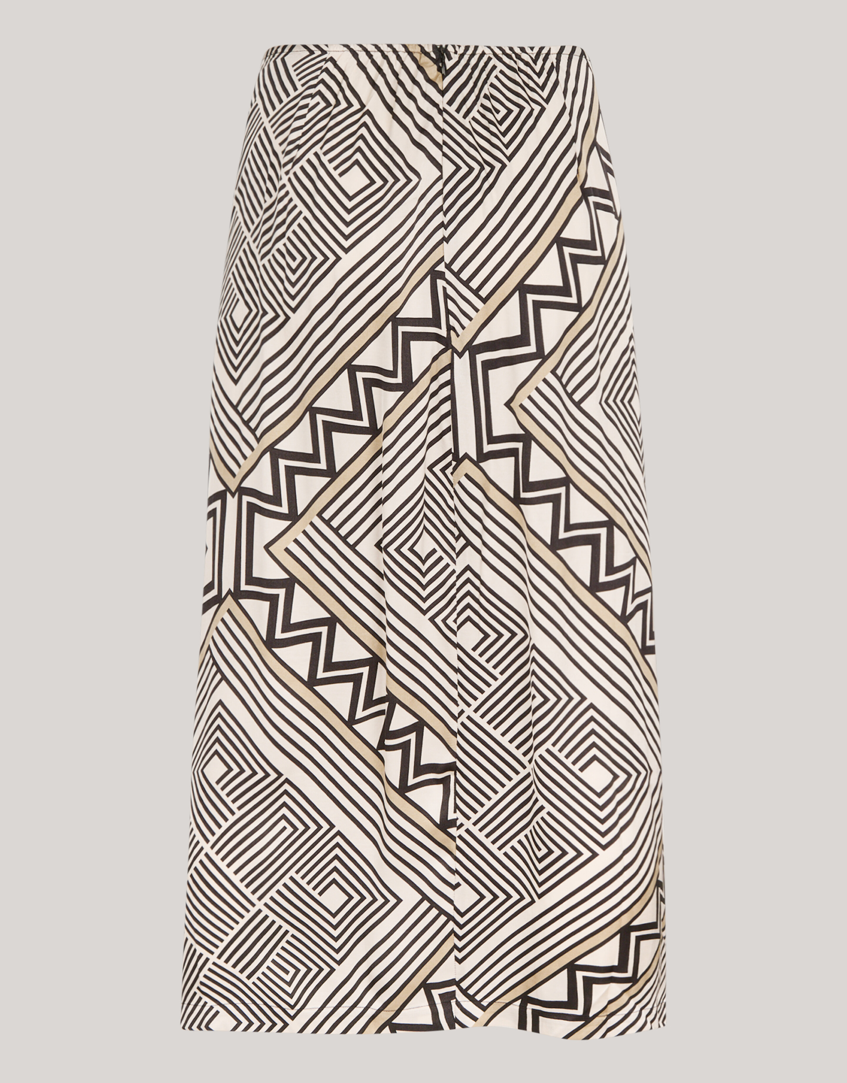 Printed Maxi Rok Gebroken Wit SHOEBY WOMEN