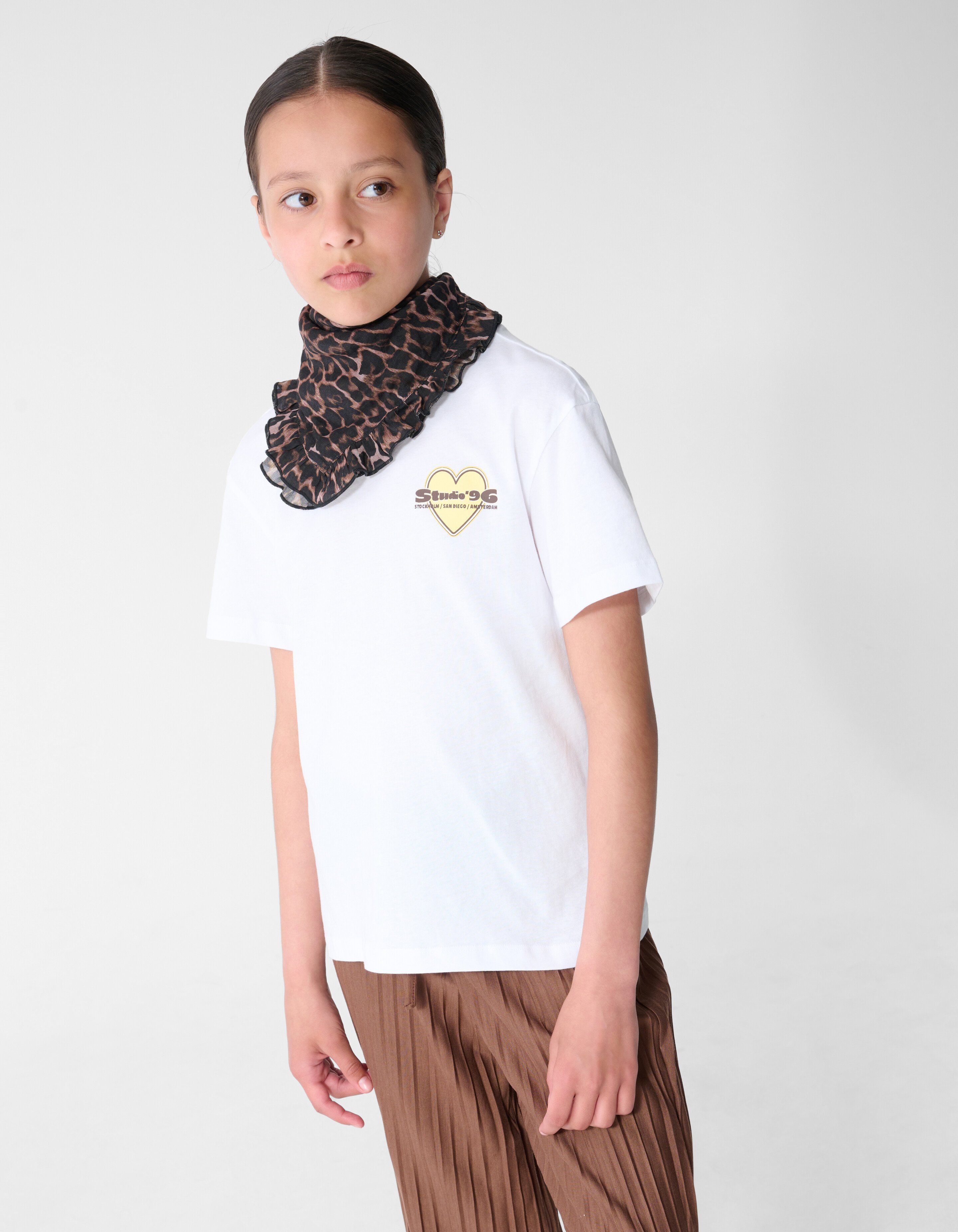 Studio Artwork T-shirt Wit SHOEBY GIRLS