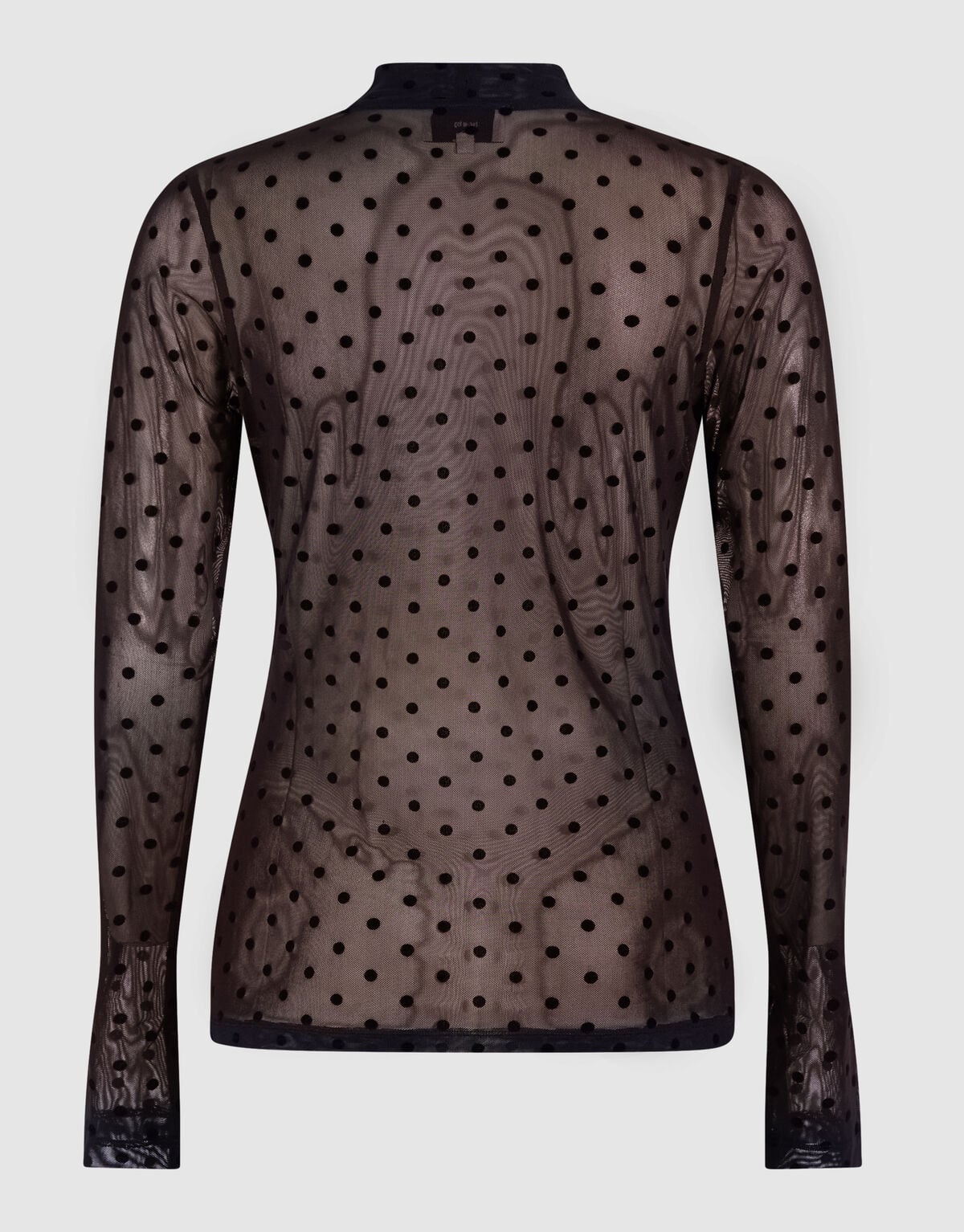 Mesh Stippen Top Bruin SHOEBY WOMEN