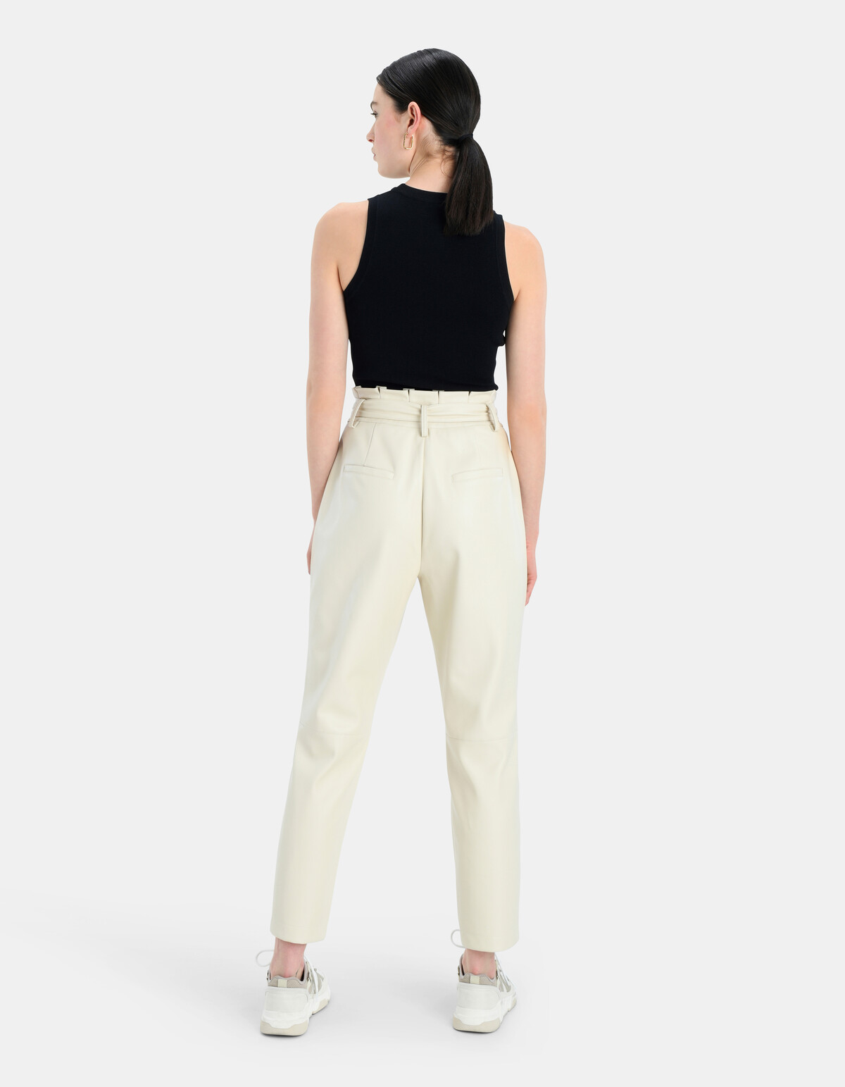 Vegan Leather Paperbag Broek EKSEPT