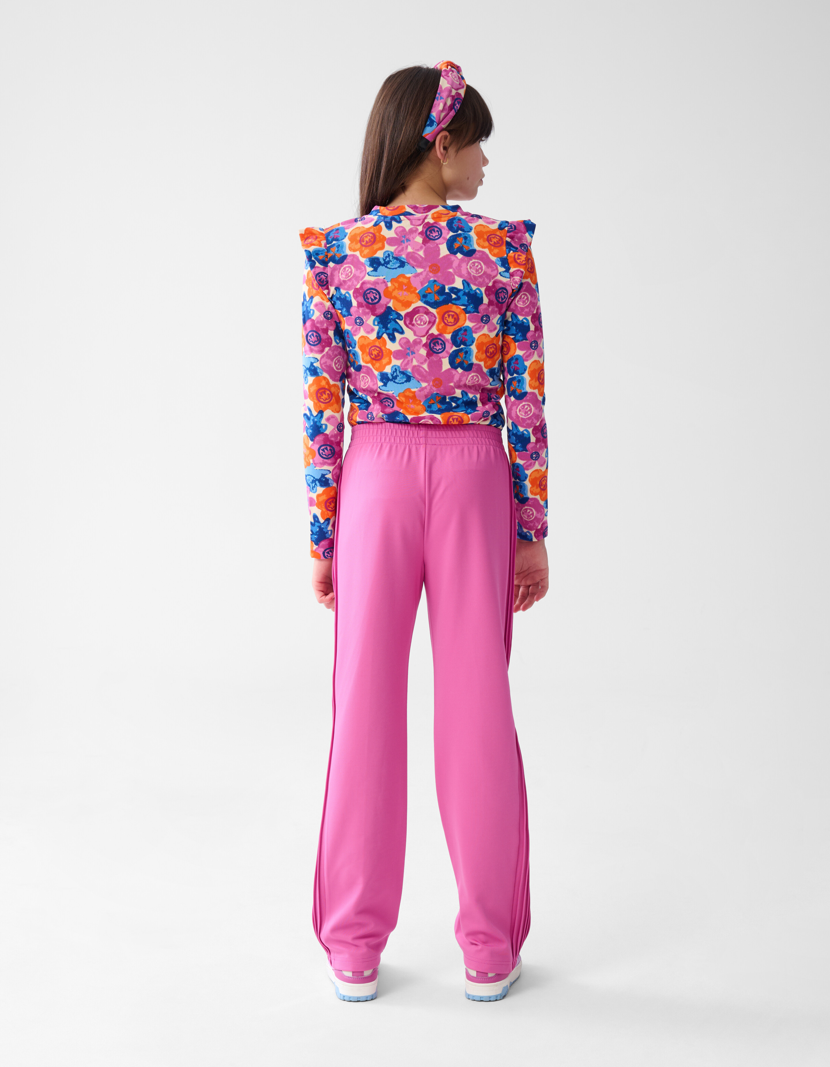 Wide Leg fit Broek Roze SHOEBY GIRLS