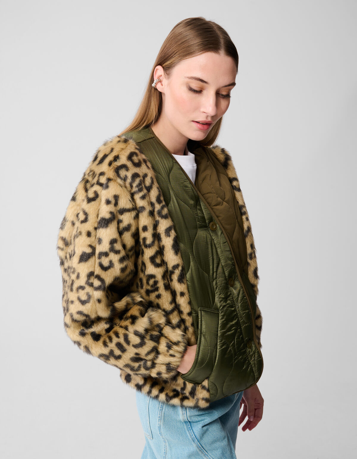 Multi Mix Leopard Jack Donkergroen SHOEBY WOMEN