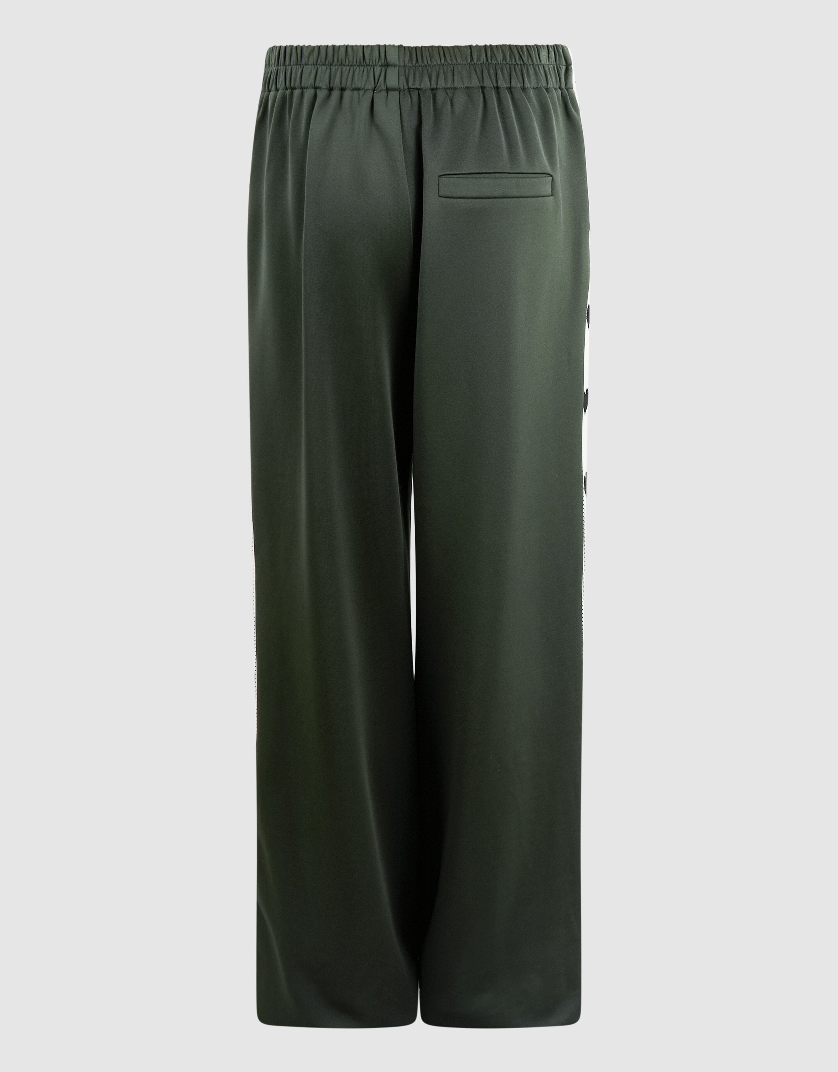 Sporty Heart Wide Leg Fit Broek Donkergroen SHOEBY GIRLS