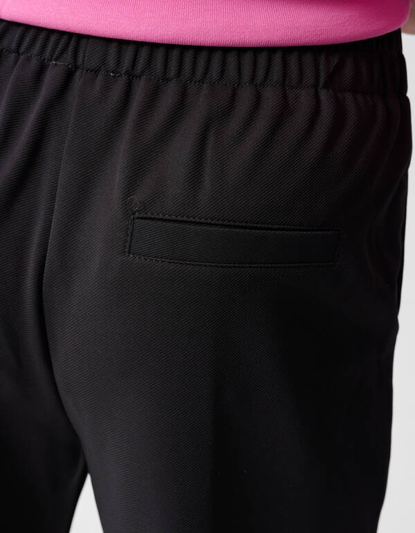Sporty Strik Wide Leg Broek Donkergrijs SHOEBY GIRLS