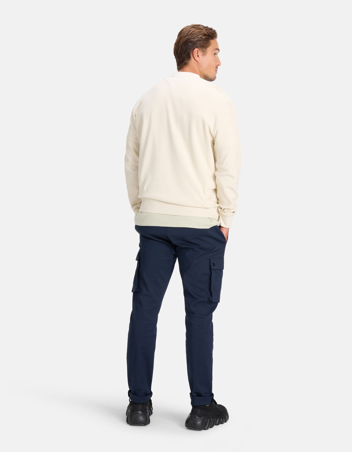 Crewneck Sweater Gebroken Wit SHOEBY MEN