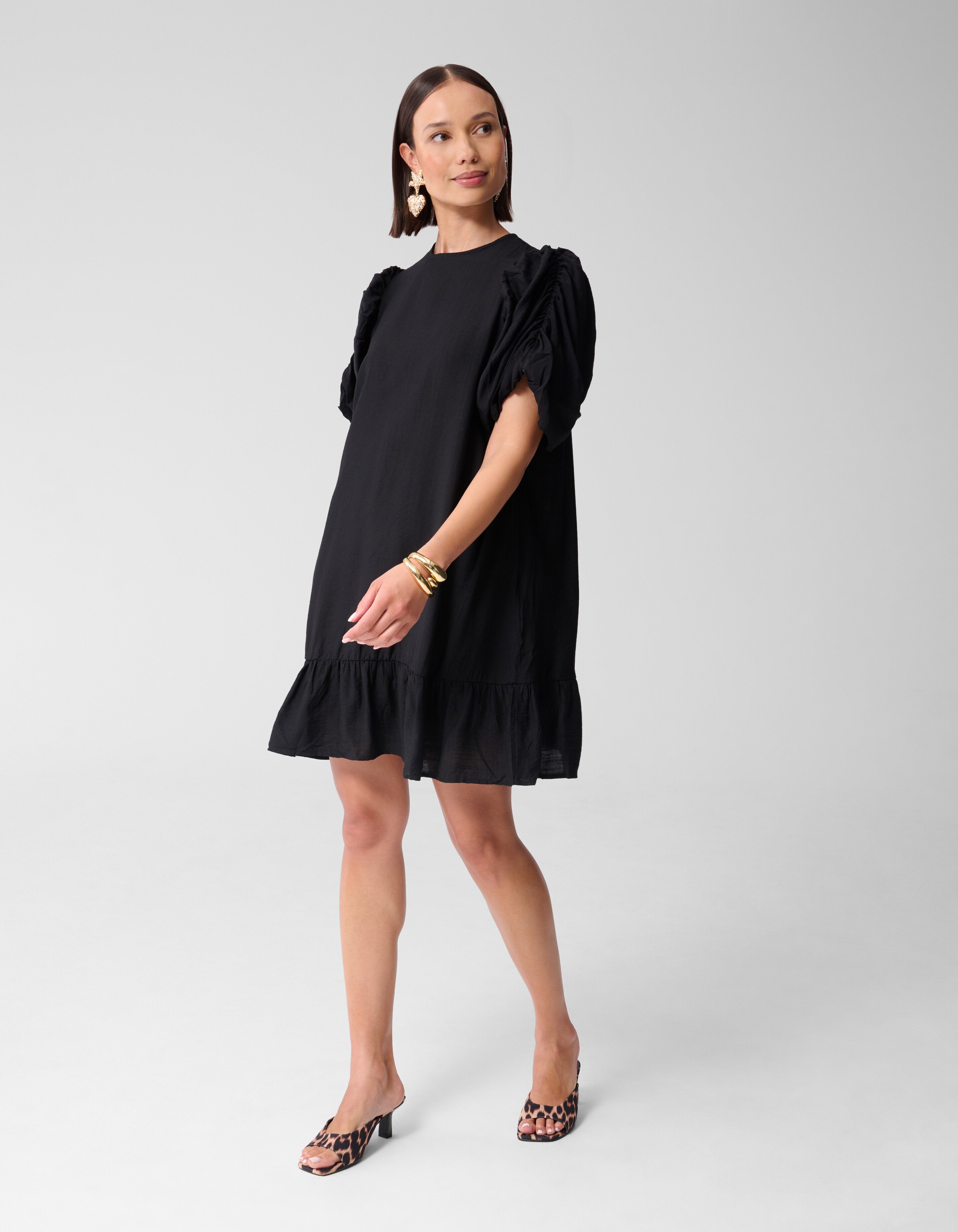 Puffy Mini Jurk Zwart SHOEBY WOMEN