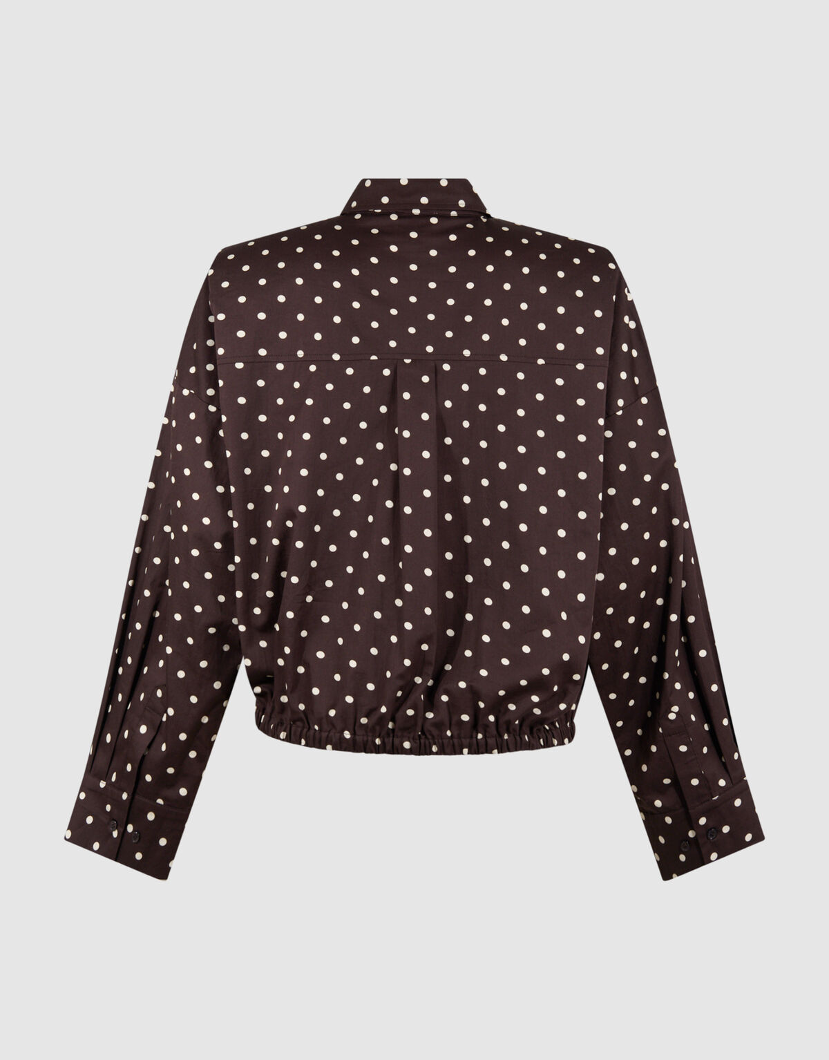 Polkadot Blouse Donkerbruin SHOEBY WOMEN