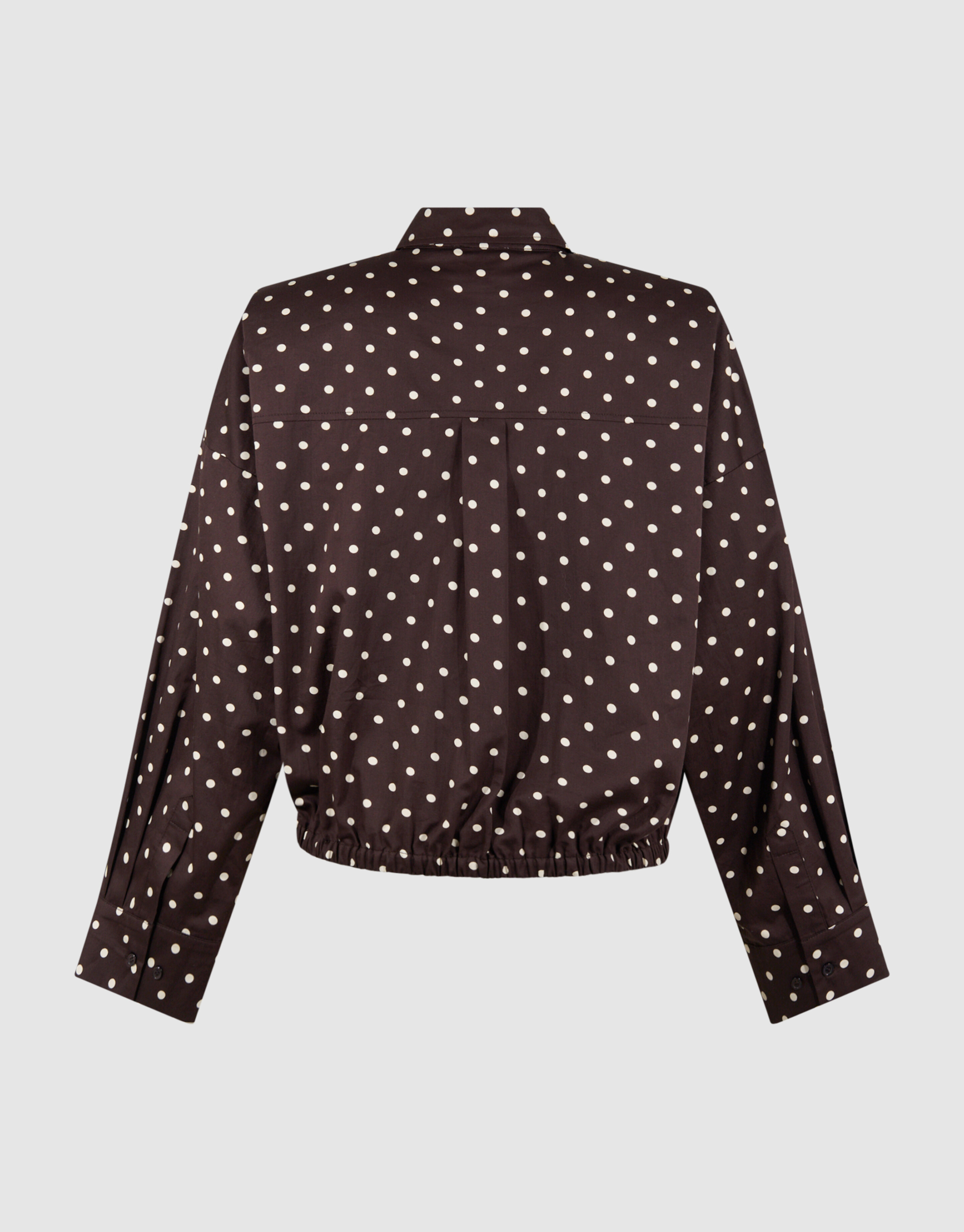 Polkadot Blouse Donkerbruin SHOEBY WOMEN